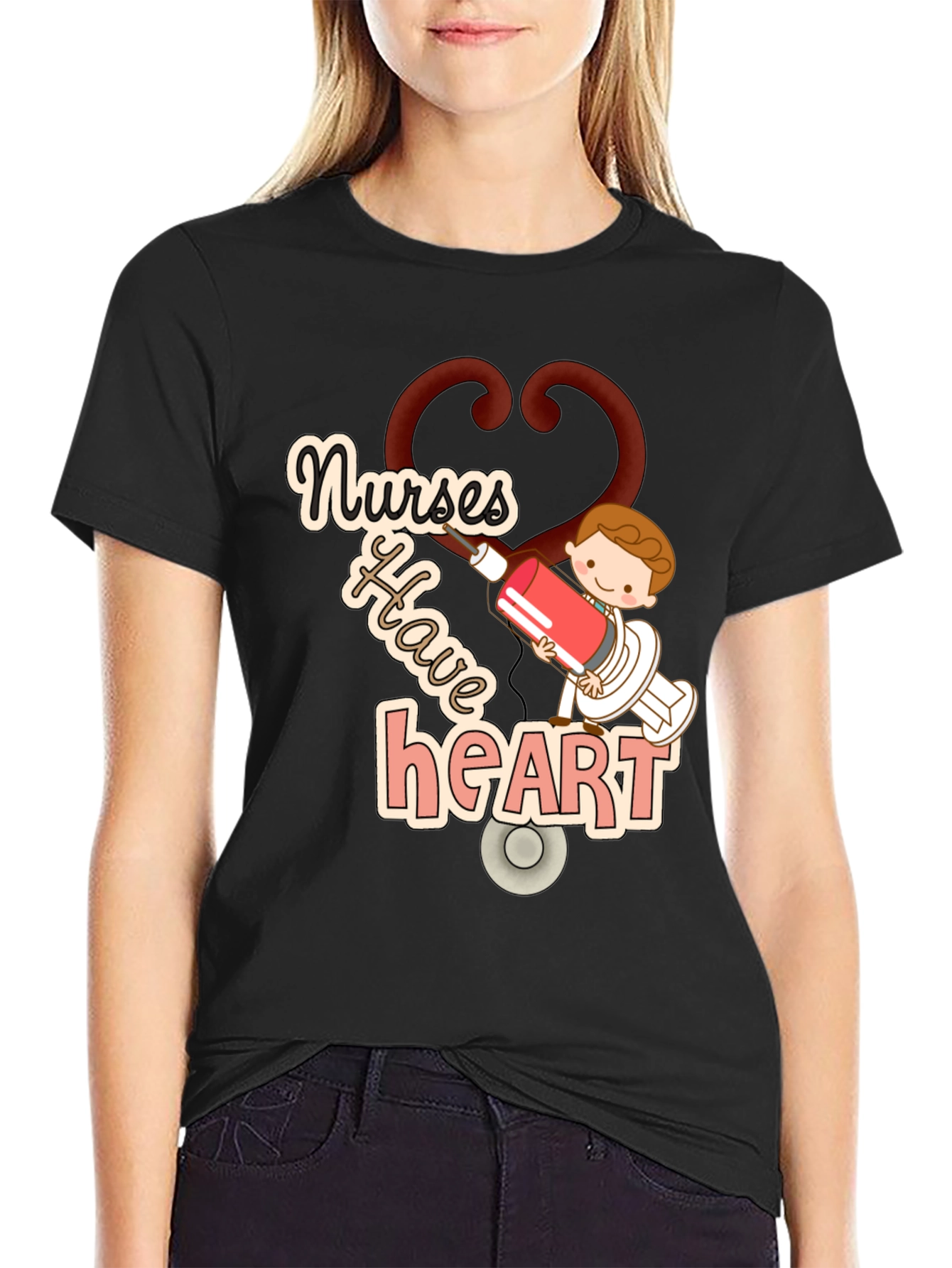 Nurses Have Heart Graphic T-Shirt