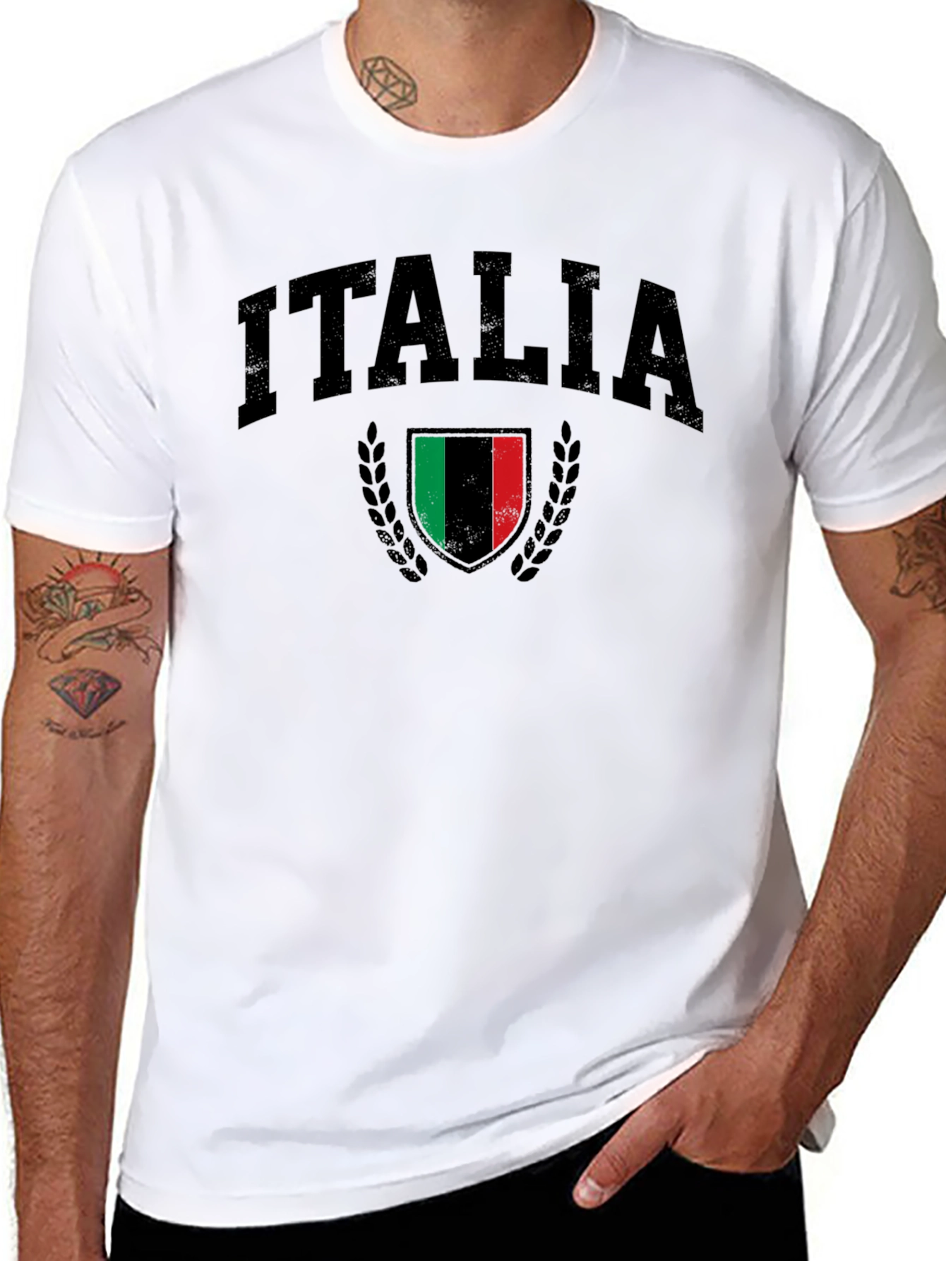 Italia Crest Graphic T-Shirt