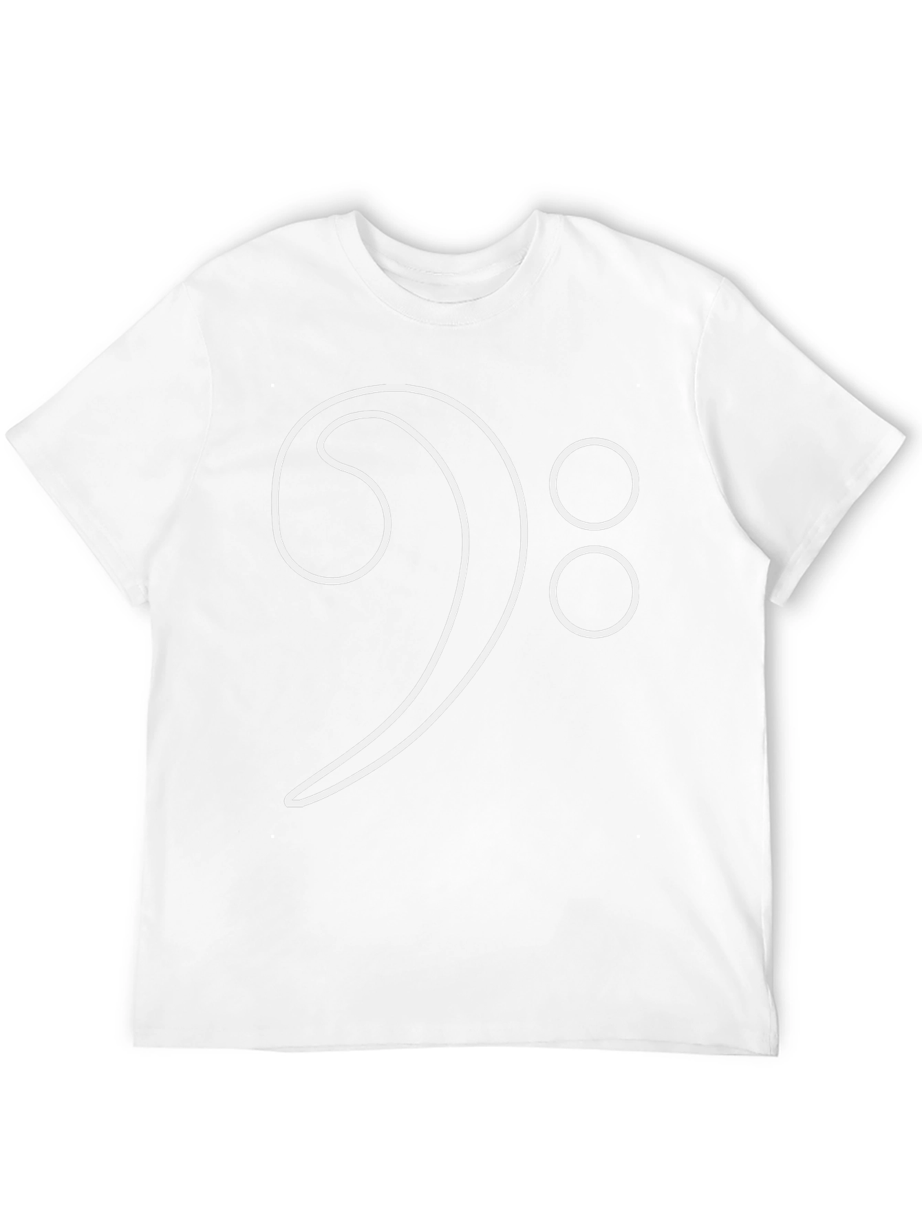 Bass Clef Music T-Shirt - Stylish Musician Tee