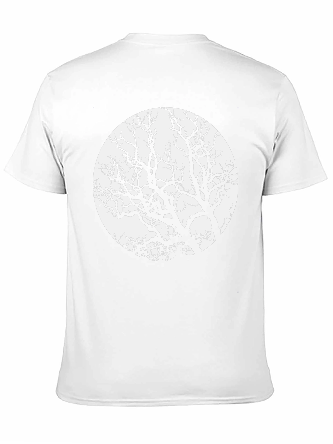 Tree Silhouette Graphic Tee - Black