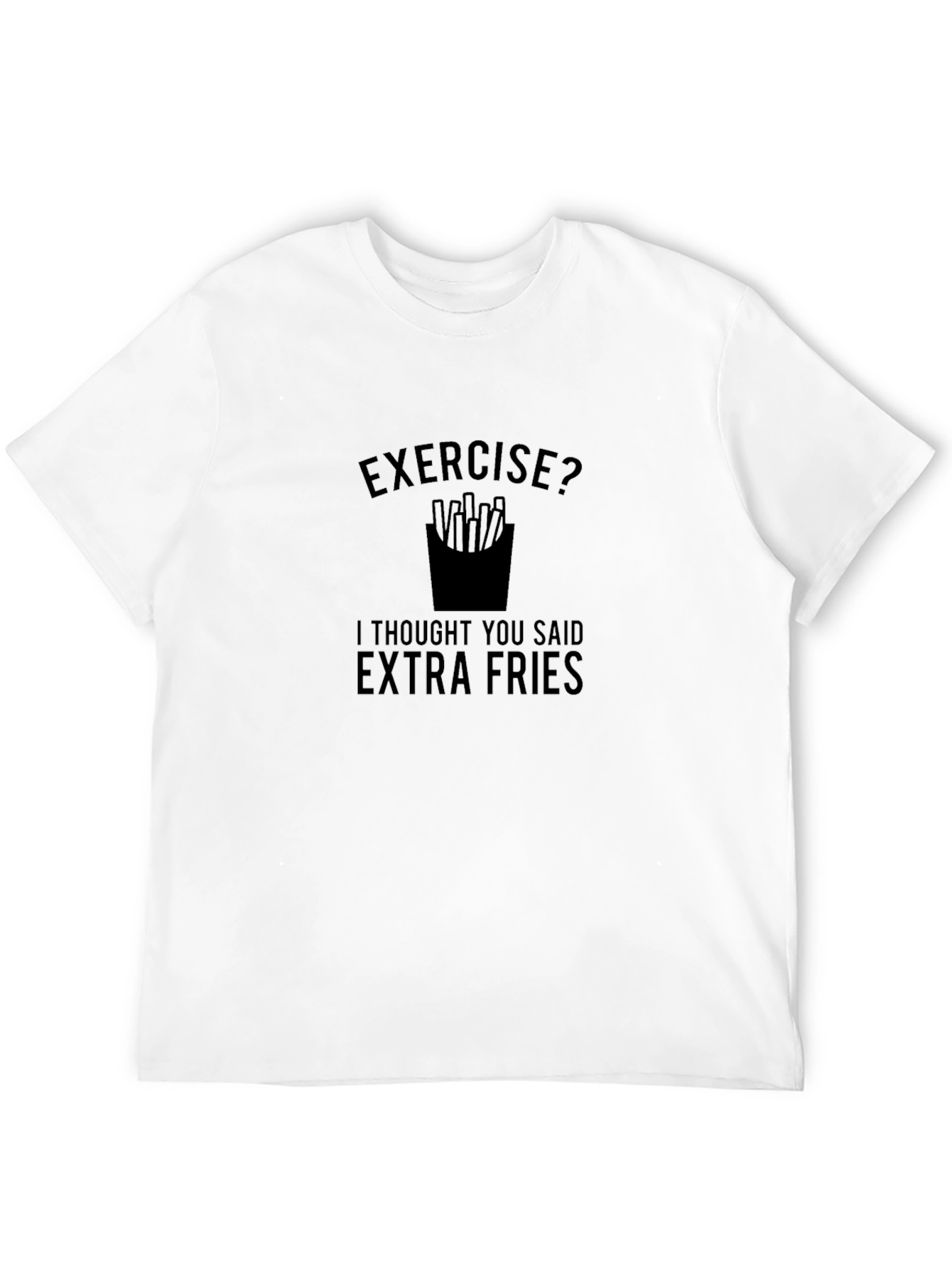 Extra Fries Graphic T-Shirt - Funny Foodie Tee