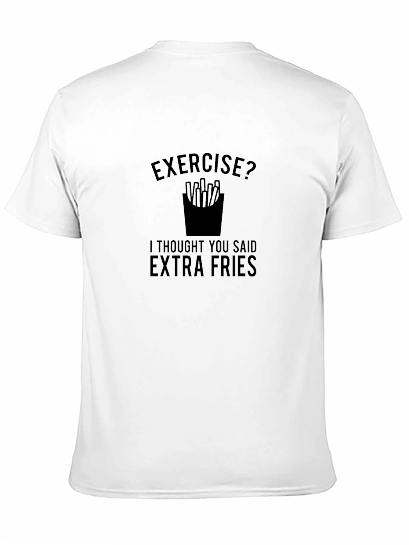 Extra Fries Graphic T-Shirt - Funny Foodie Tee