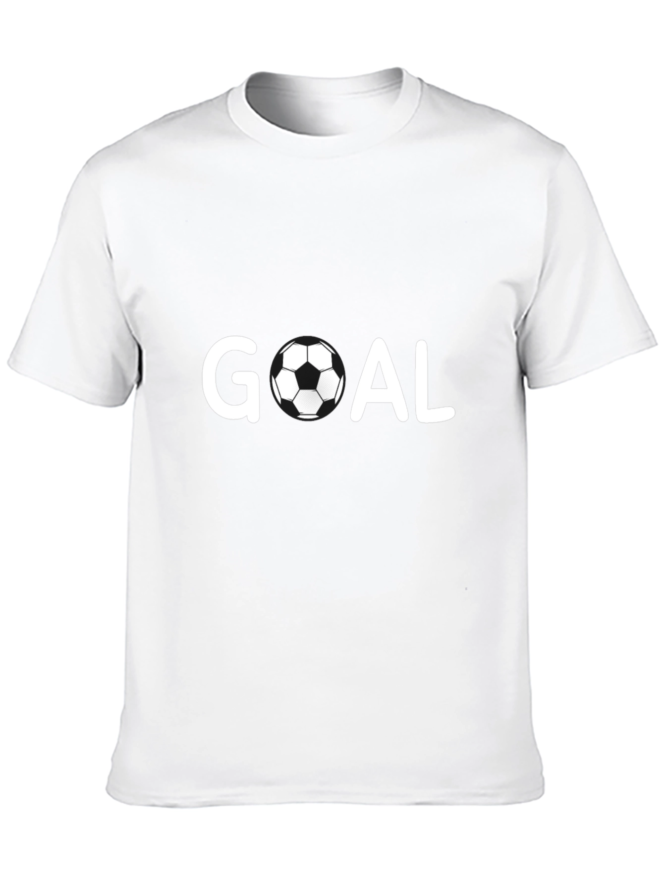 Goal T-Shirt - Black Soccer Ball Tee