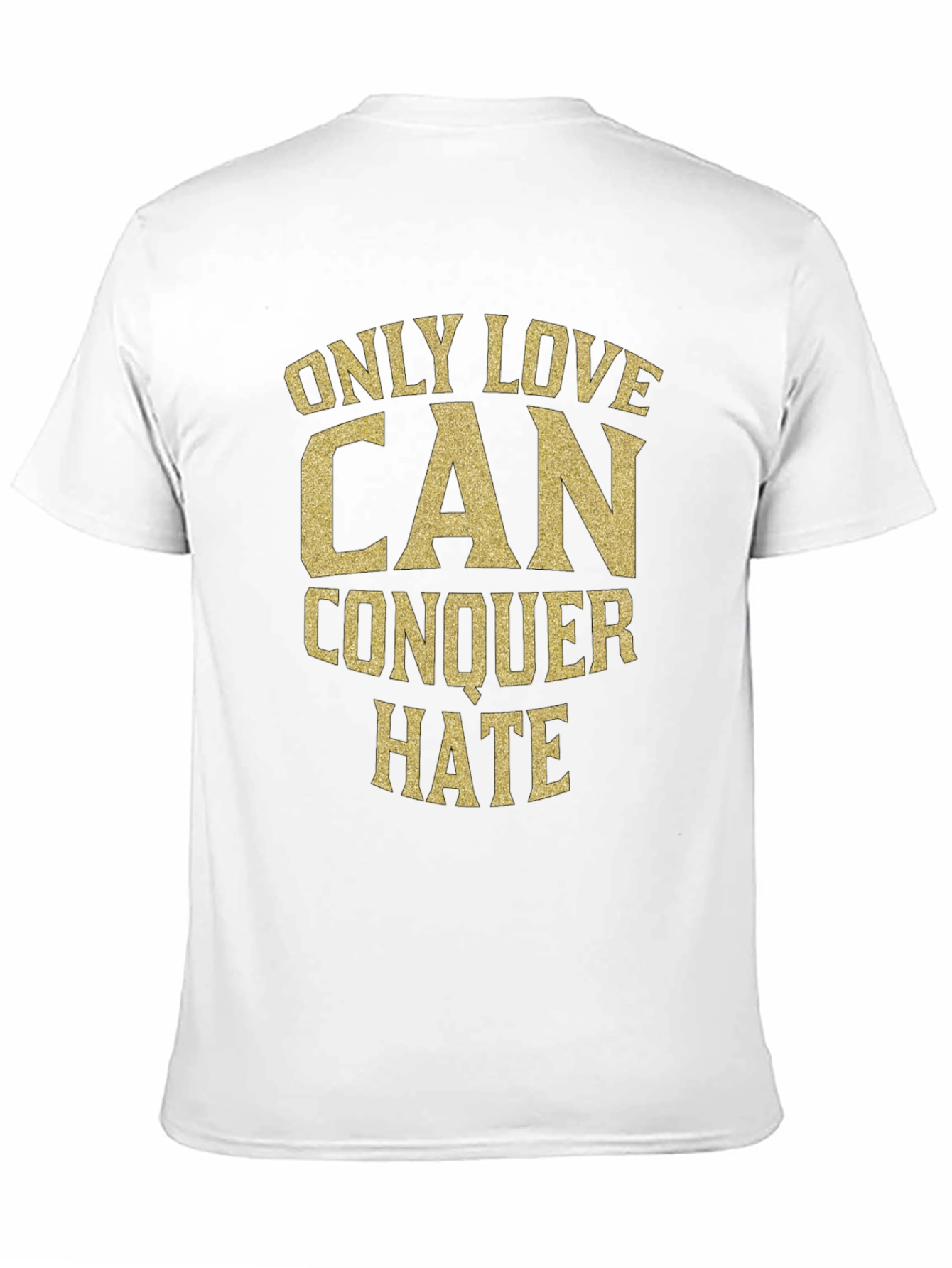 Love Conquers Hate Black Graphic Tee