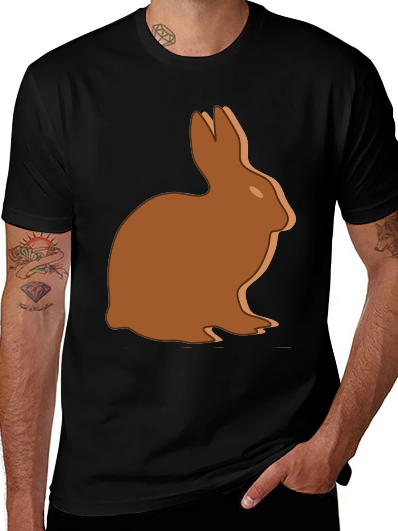 Chocolate Bunny T-Shirt - Easter Apparel