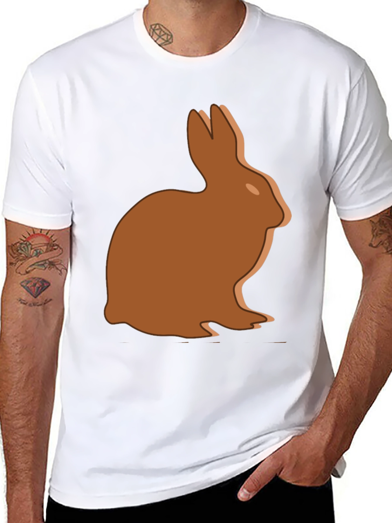 Chocolate Bunny T-Shirt - Easter Apparel