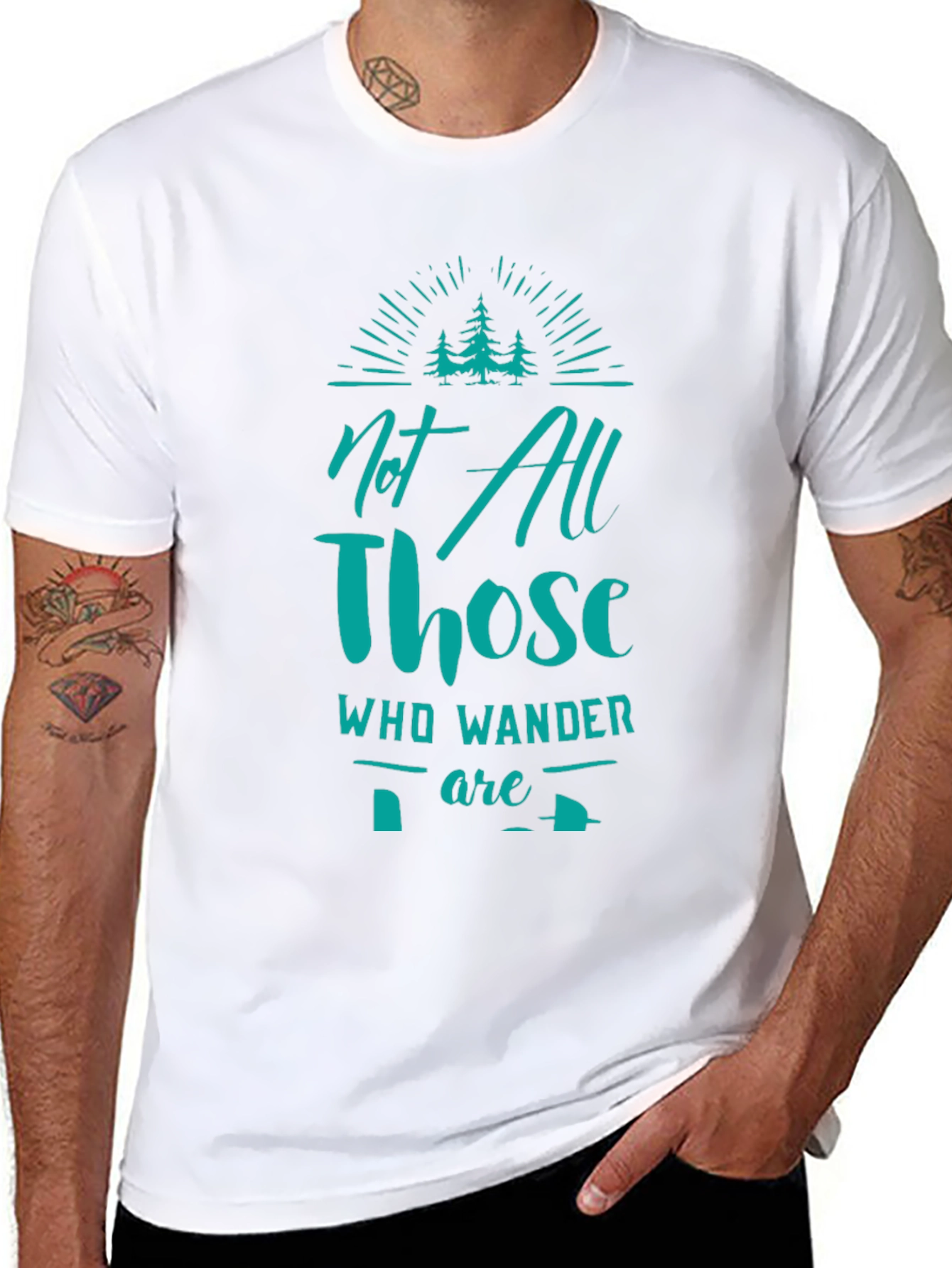Not All Who Wander Are Lost Graphic Tee