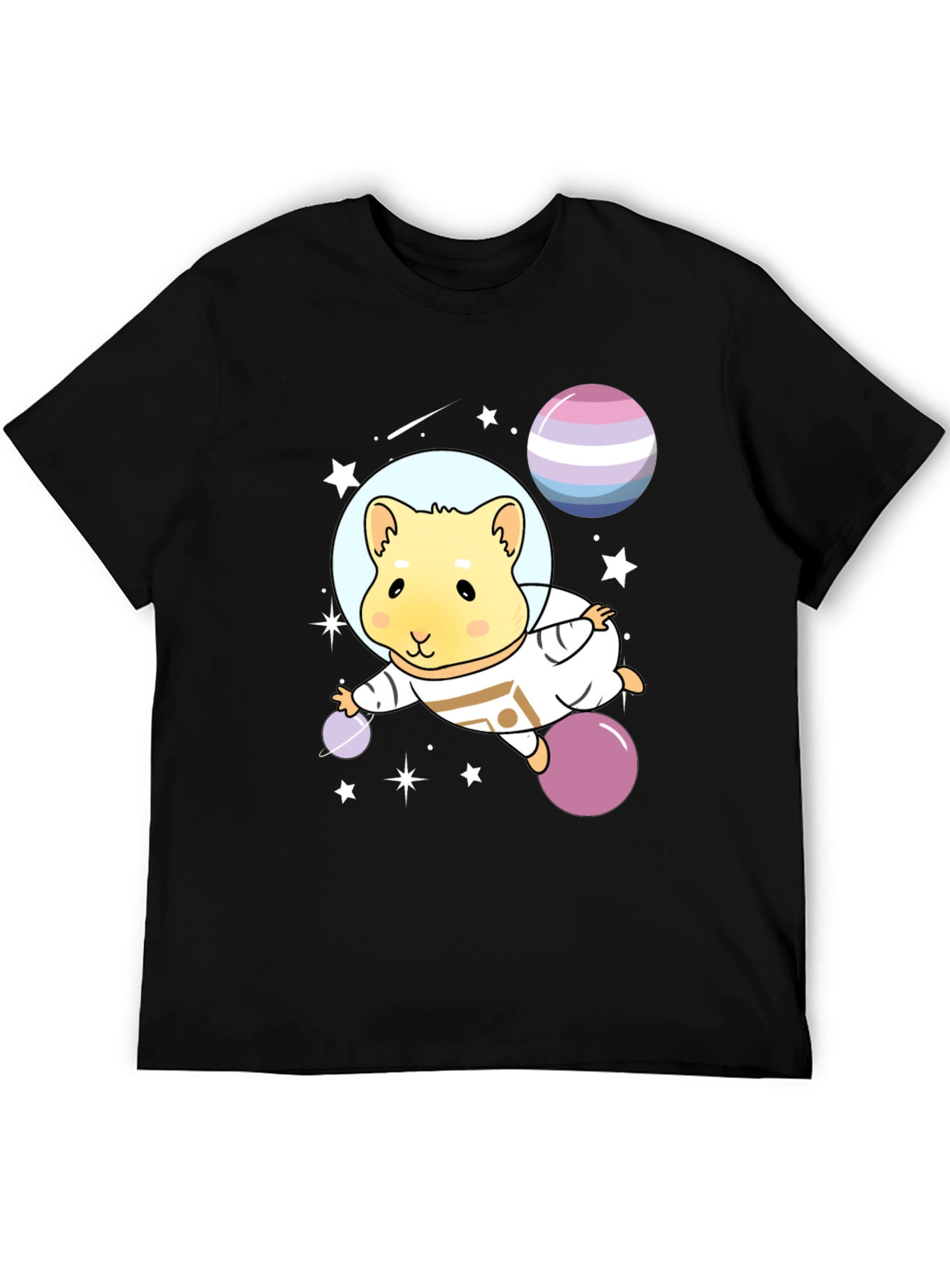 Astronaut Hamster Graphic Tee