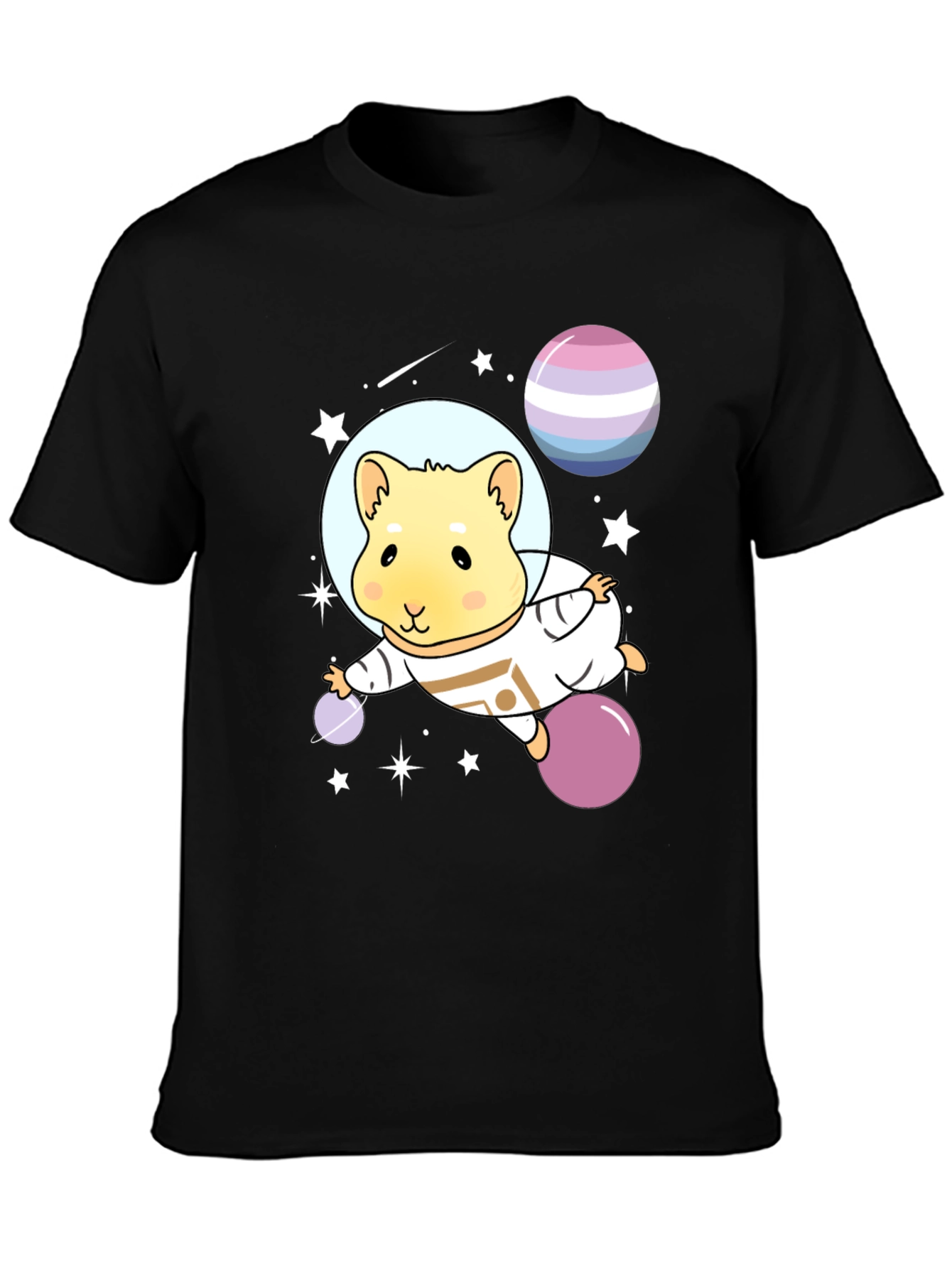 Astronaut Hamster Graphic Tee