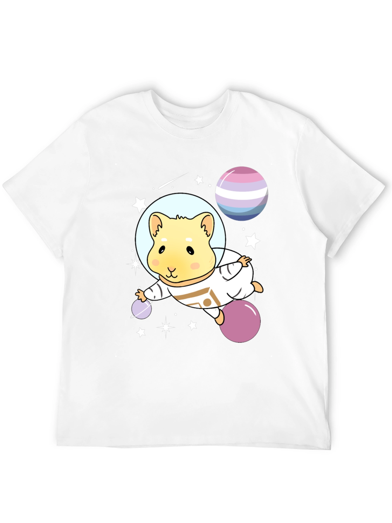 Astronaut Hamster Graphic Tee