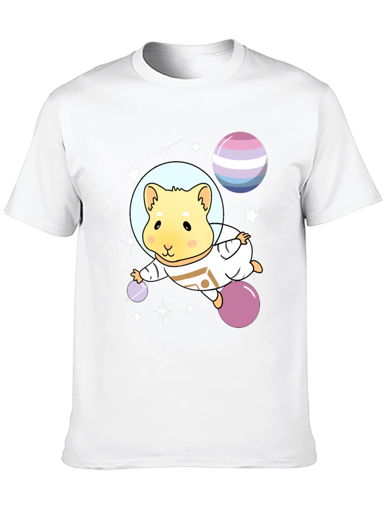 Astronaut Hamster Graphic Tee