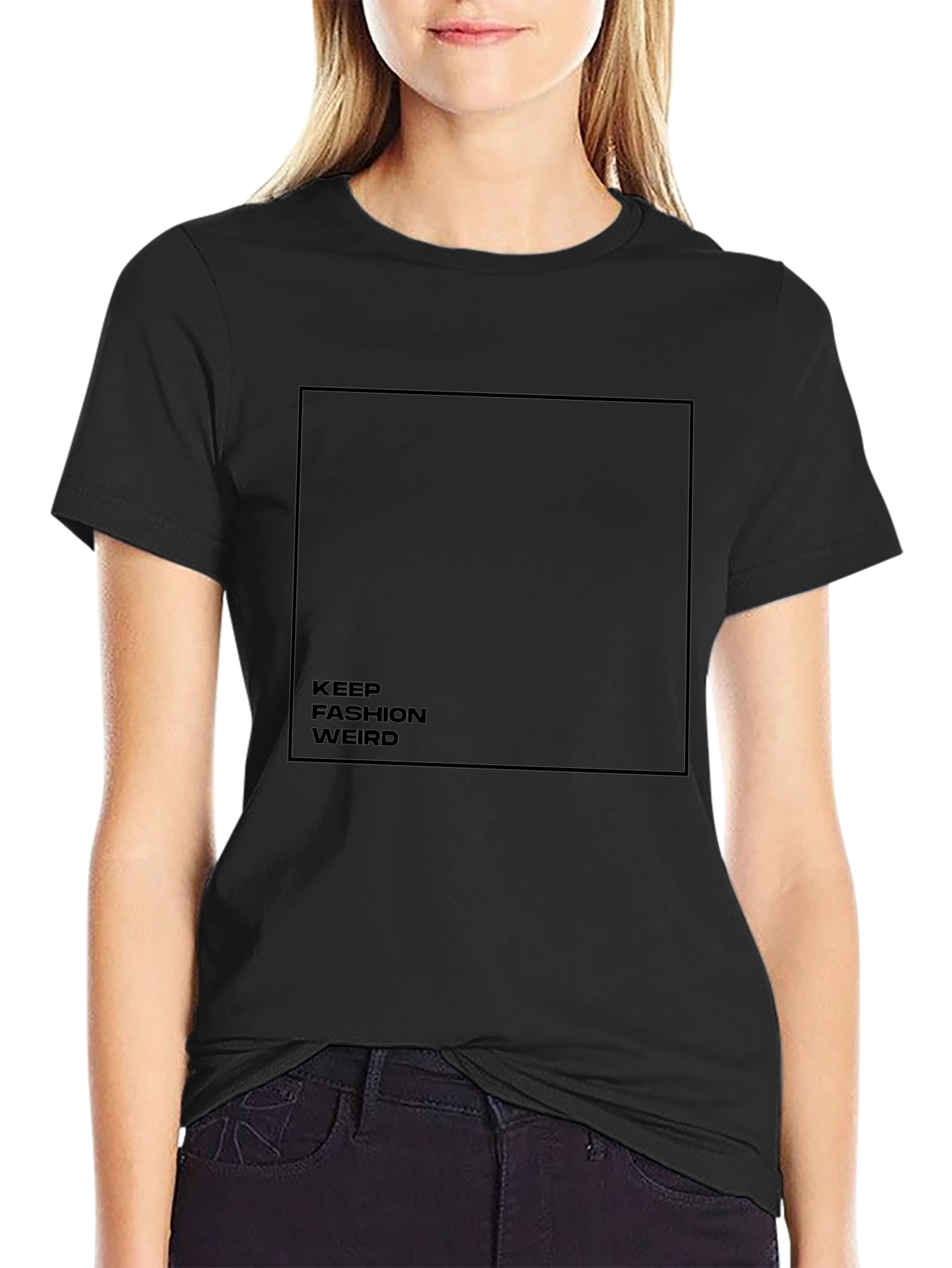 Keep Fashion Weird Black T-Shirt