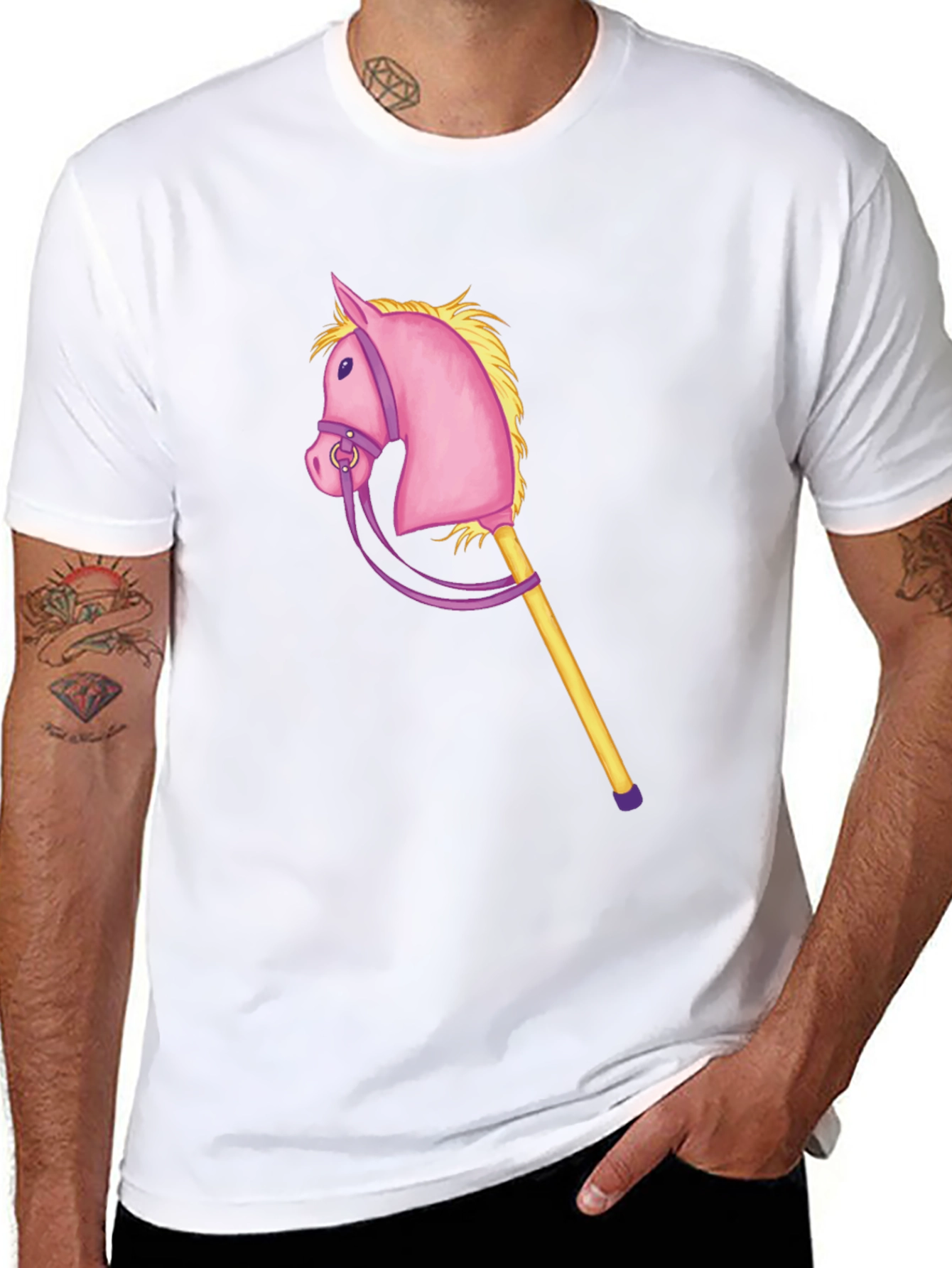 Novelty Hobby Horse Graphic Tee