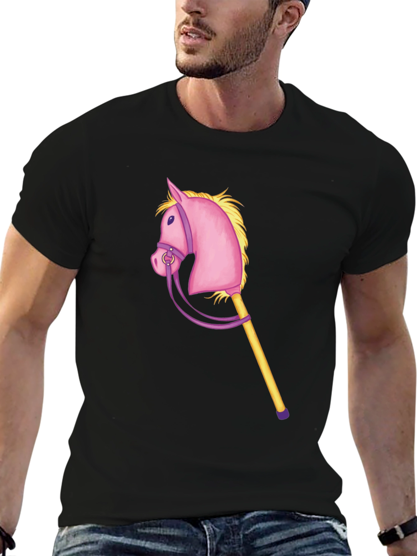 Novelty Hobby Horse Graphic Tee
