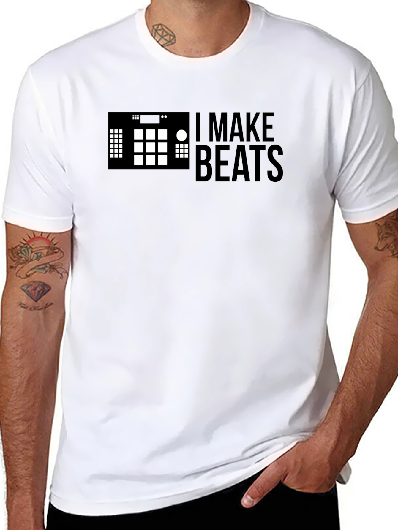 I Make Beats Graphic Tee - Musician Gift