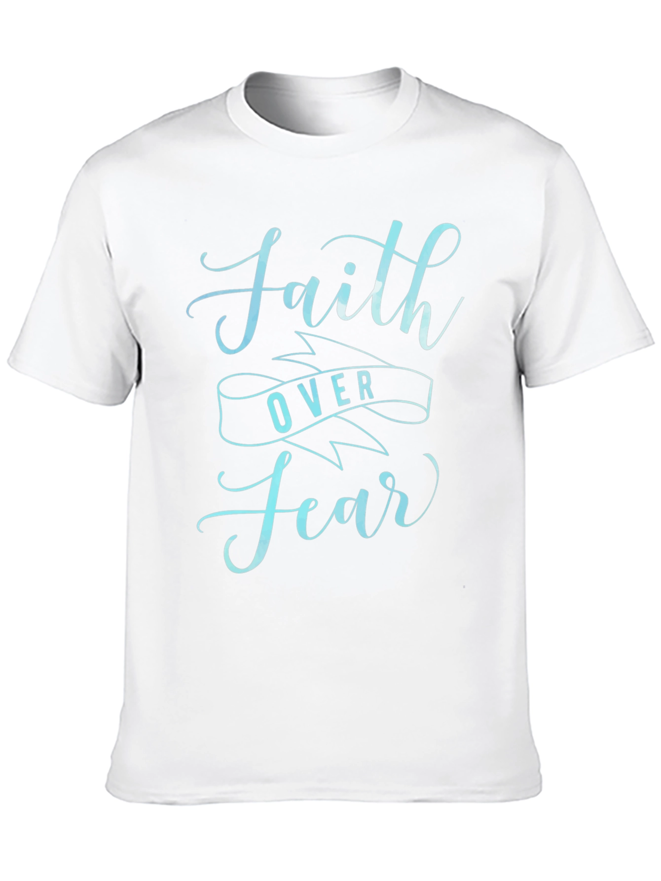 Faith Over Fear T-Shirt - Inspirational Graphic Tee