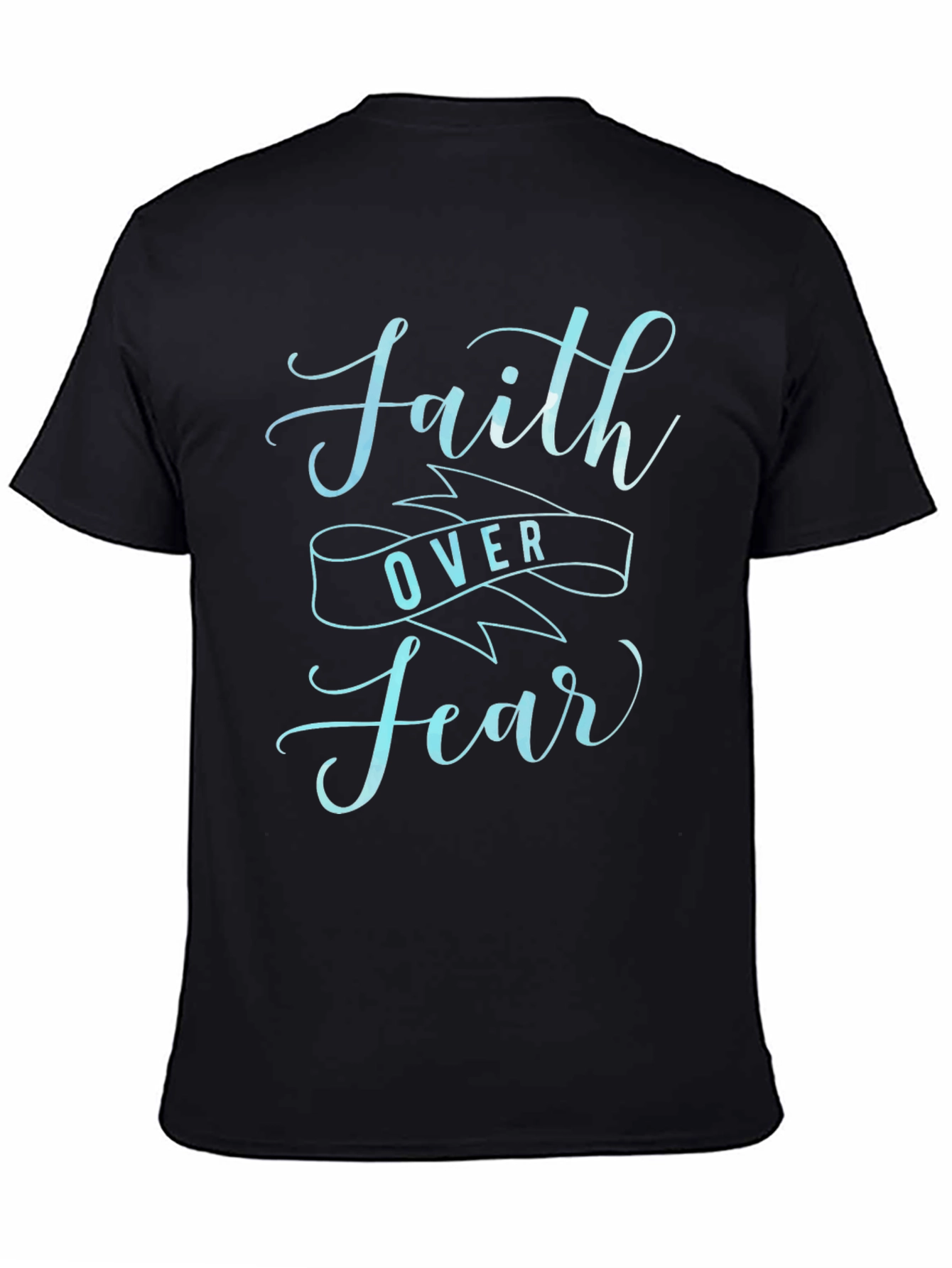 Faith Over Fear T-Shirt - Inspirational Graphic Tee