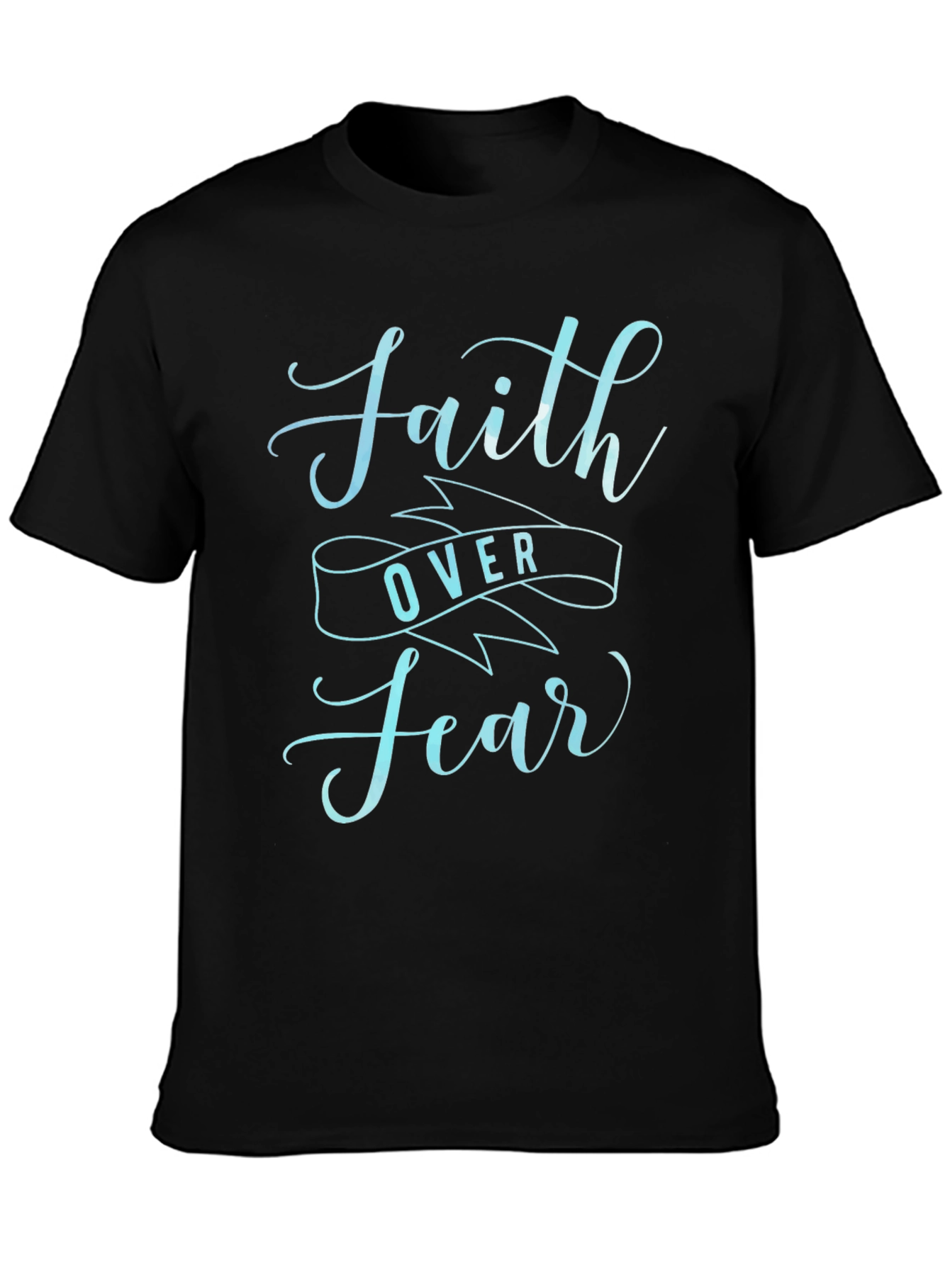 Faith Over Fear T-Shirt - Inspirational Graphic Tee