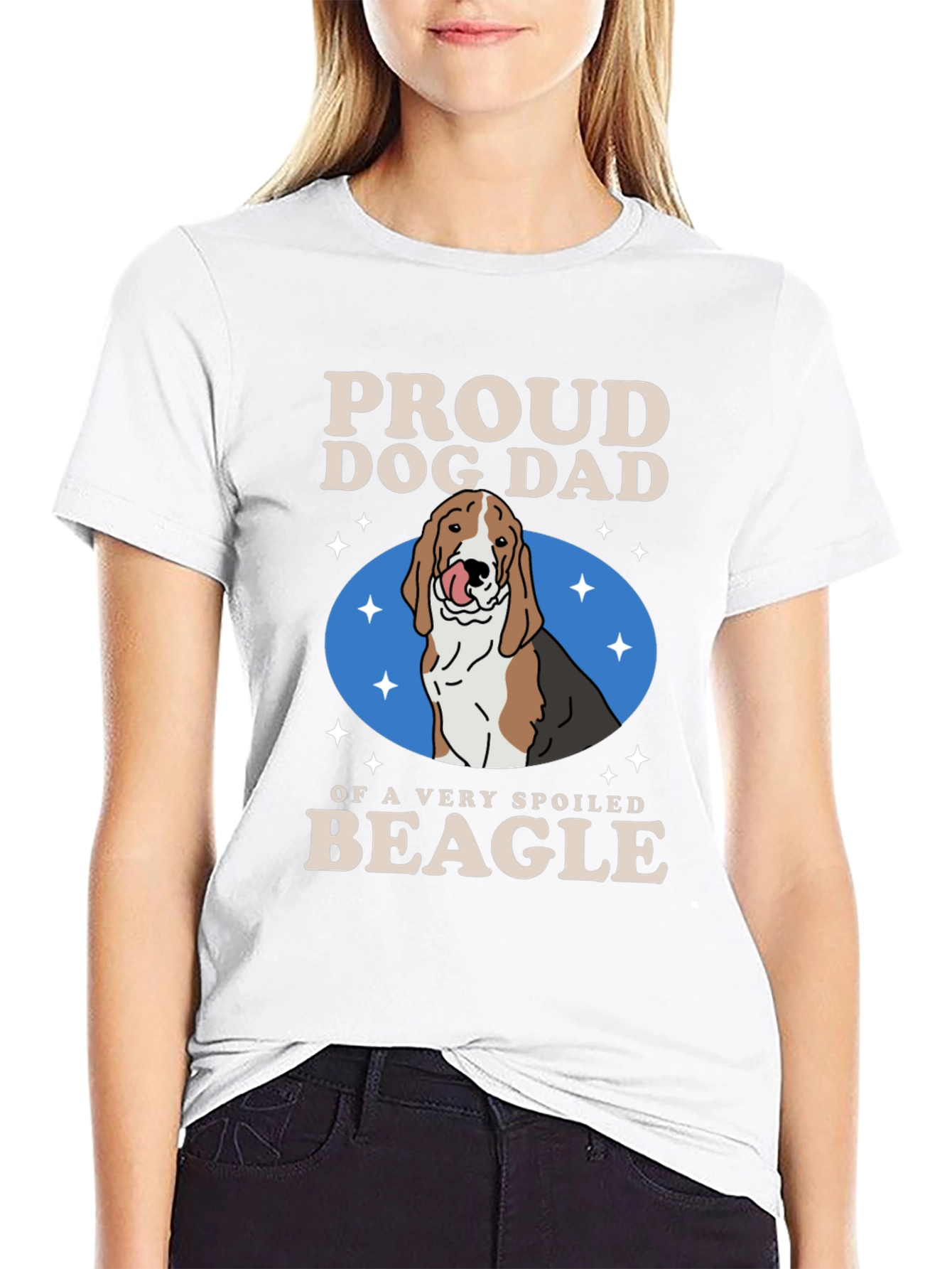 Proud Dog Dad Beagle T-Shirt
