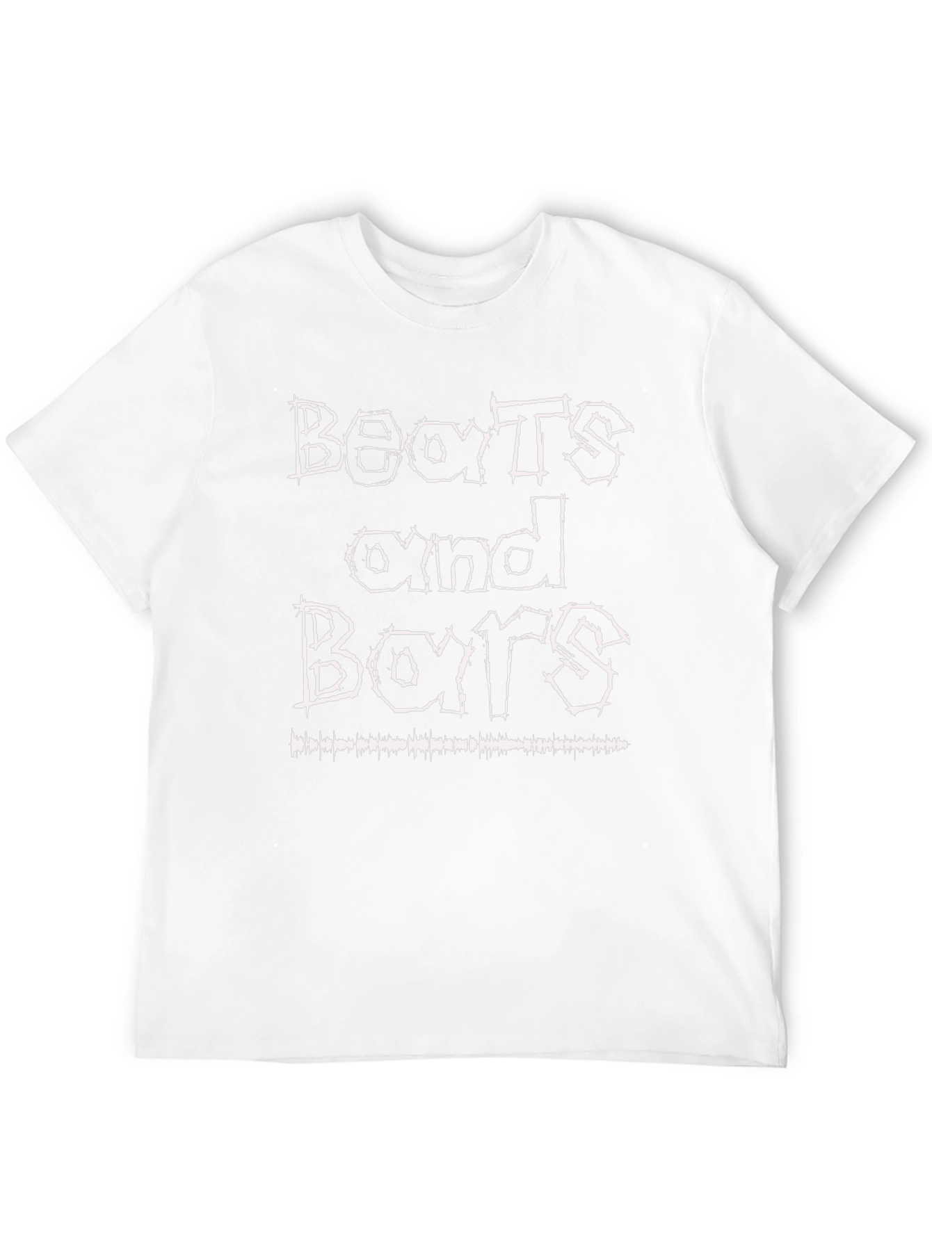 Beats and Bars Graphic Tee - Black Cotton T-Shirt