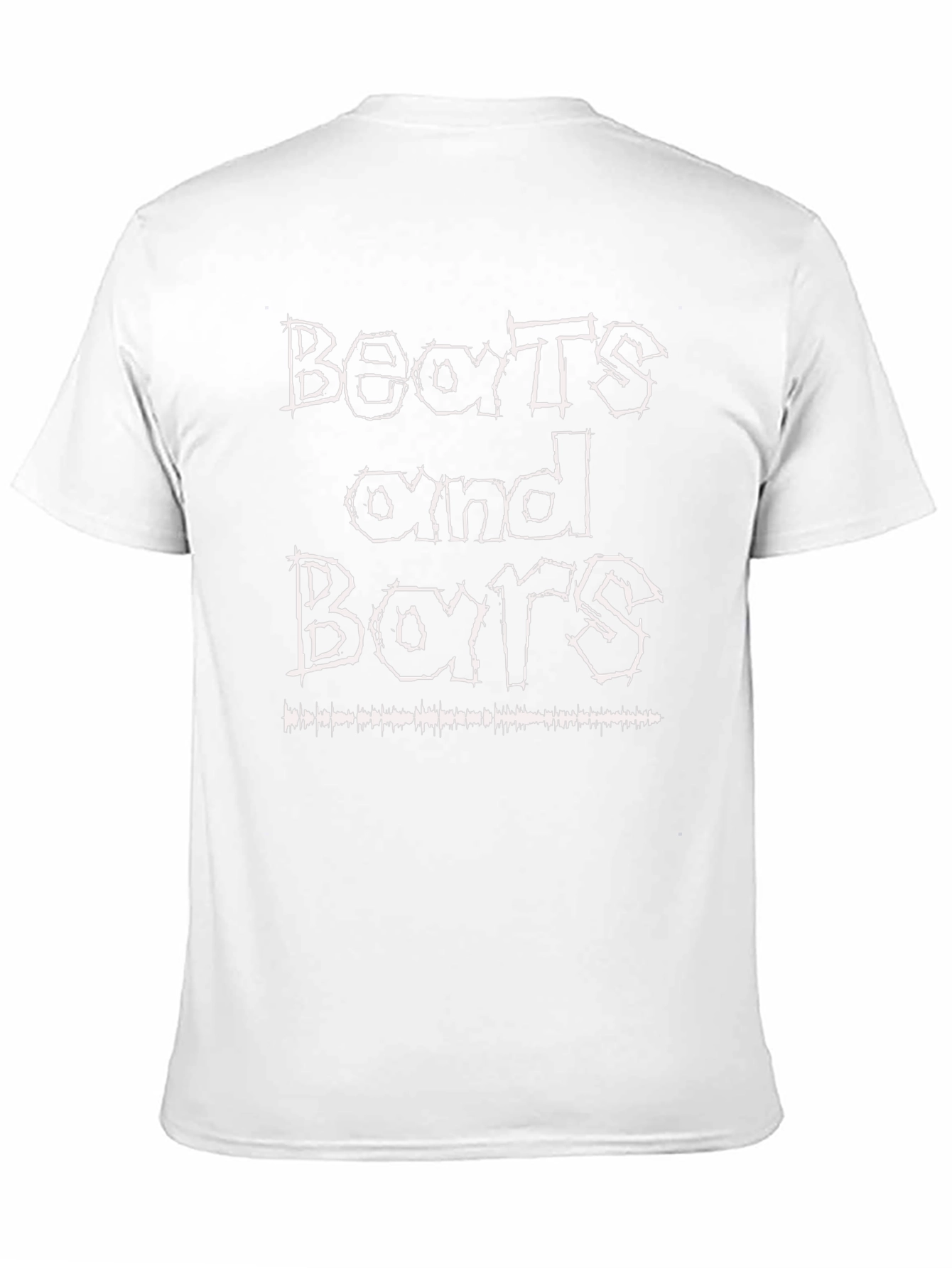 Beats and Bars Graphic Tee - Black Cotton T-Shirt