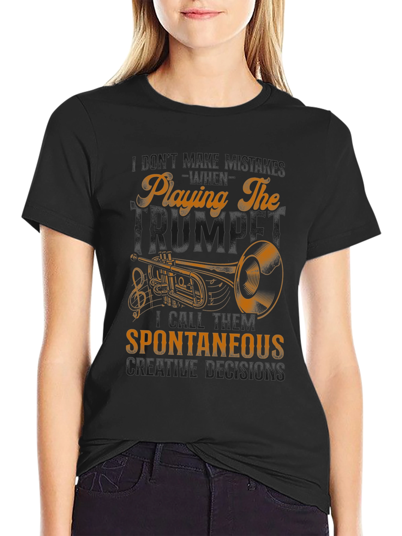Trumpet Player T-Shirt: Spontaneous Creative Decisions