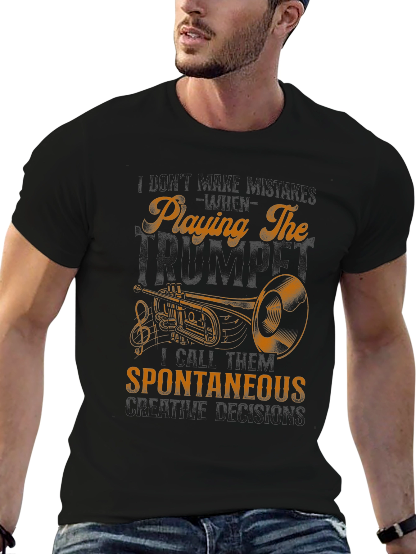 Trumpet Player T-Shirt: Spontaneous Creative Decisions