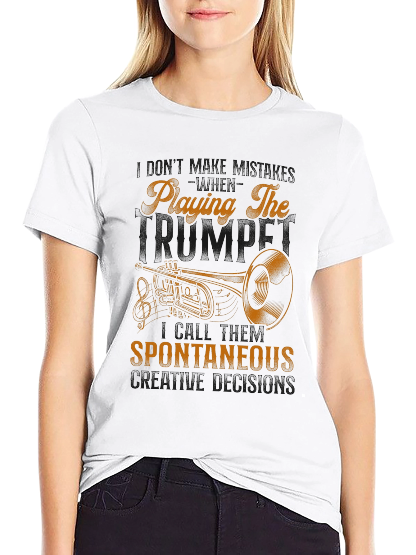 Trumpet Player T-Shirt: Spontaneous Creative Decisions