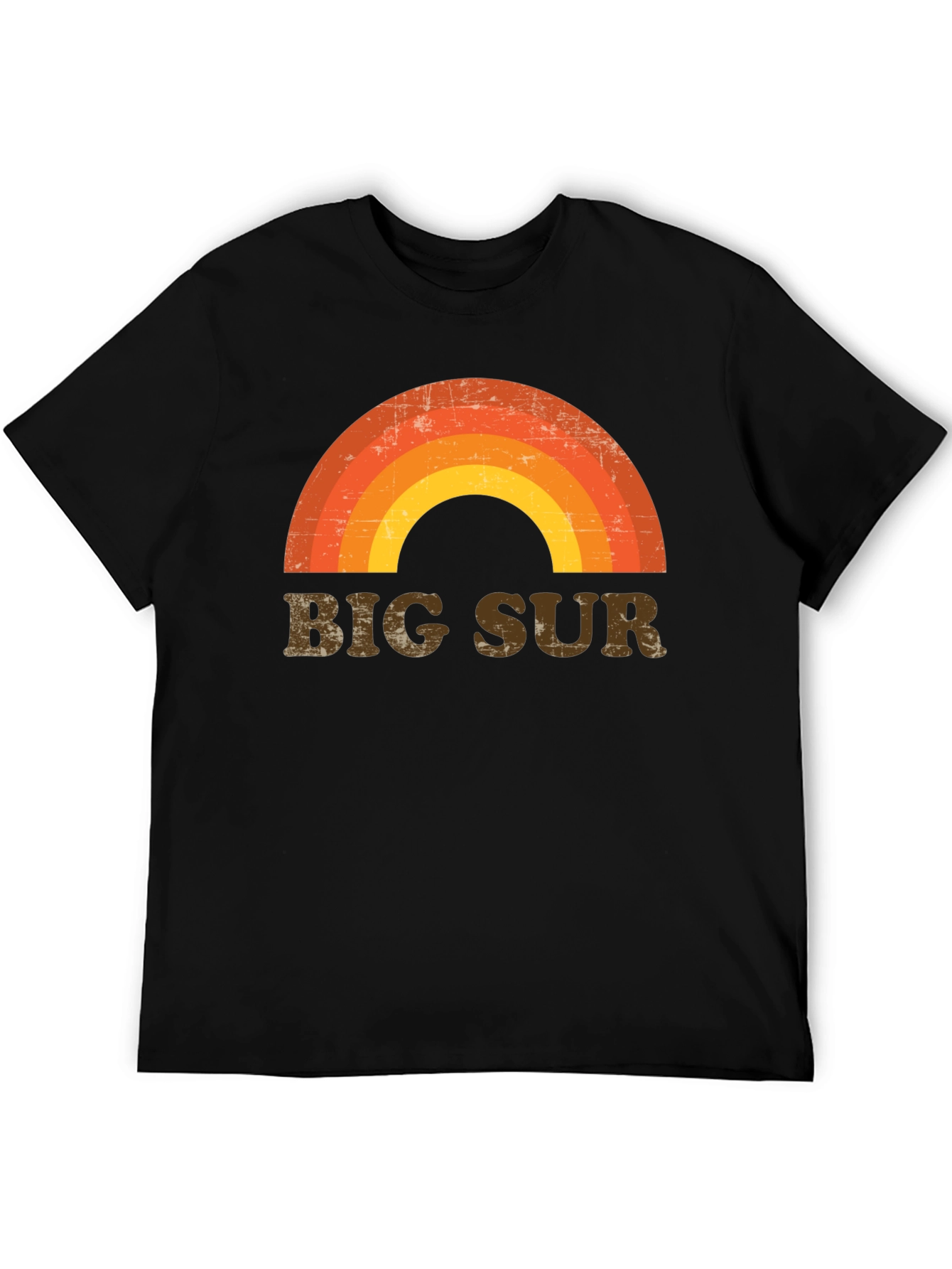 Retro Big Sur Rainbow Graphic T-Shirt