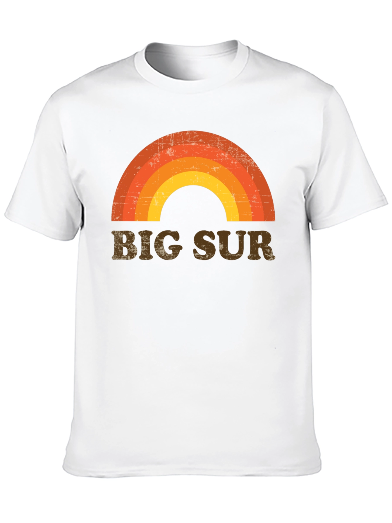 Retro Big Sur Rainbow Graphic T-Shirt