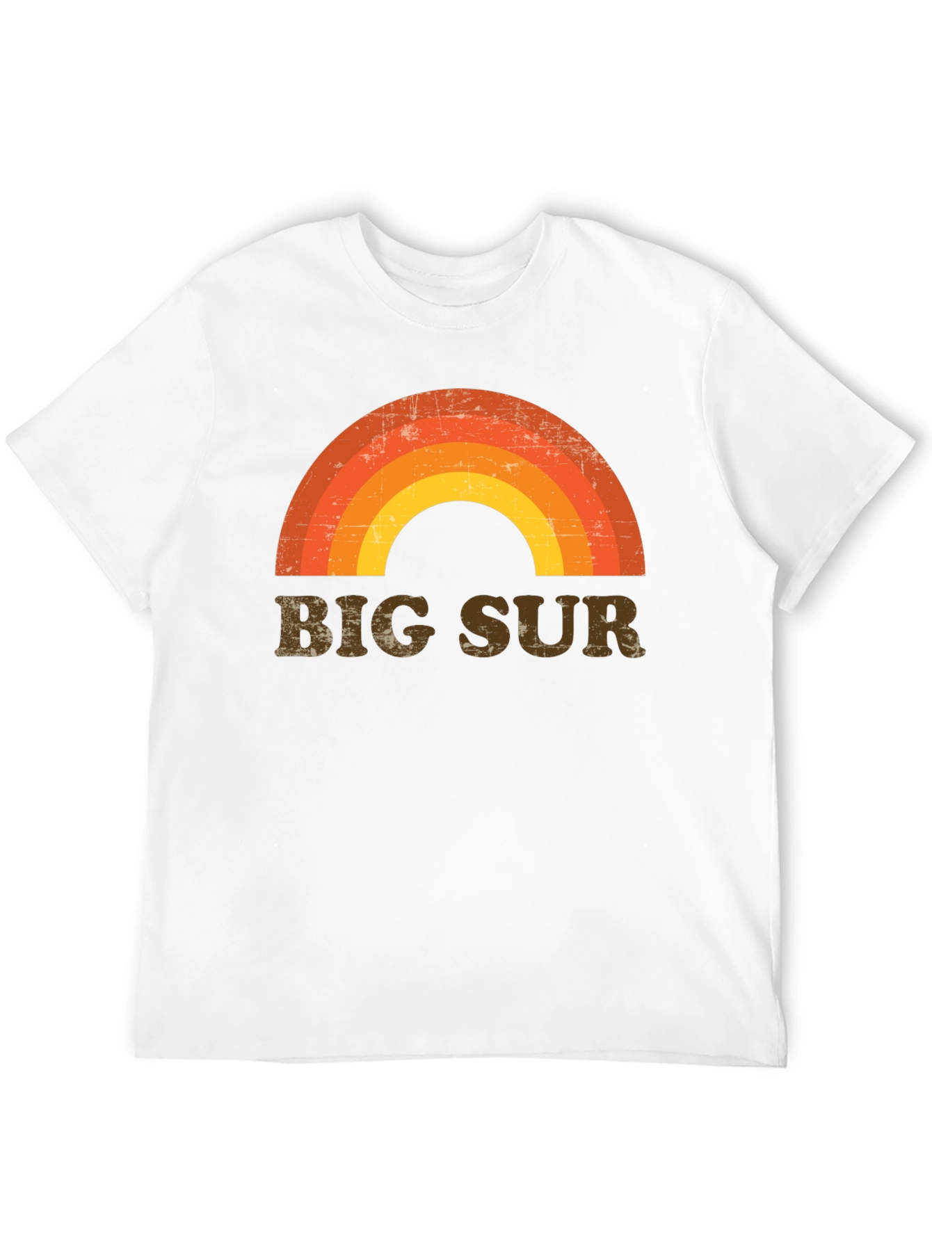 Retro Big Sur Rainbow Graphic T-Shirt