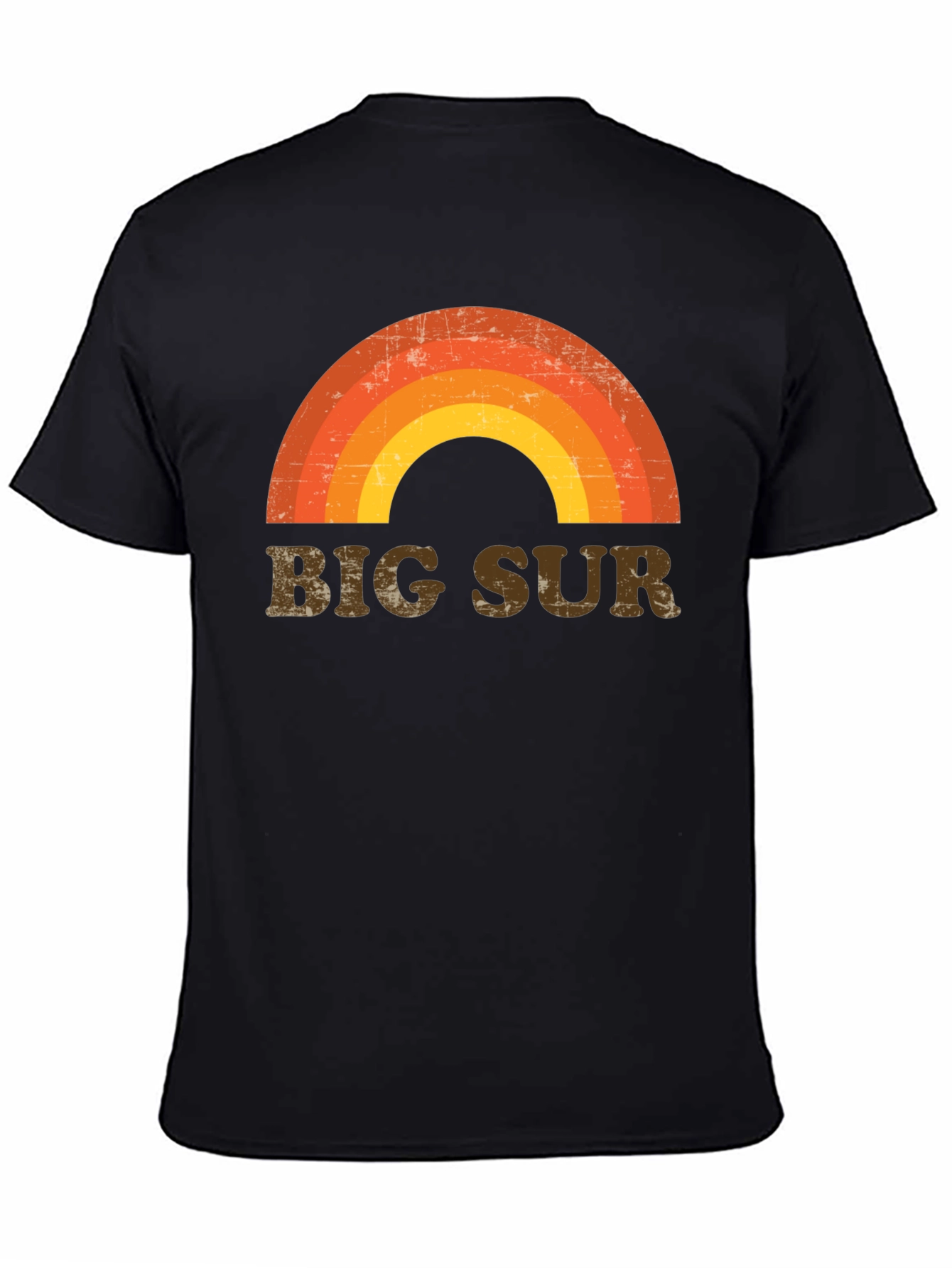 Retro Big Sur Rainbow Graphic T-Shirt