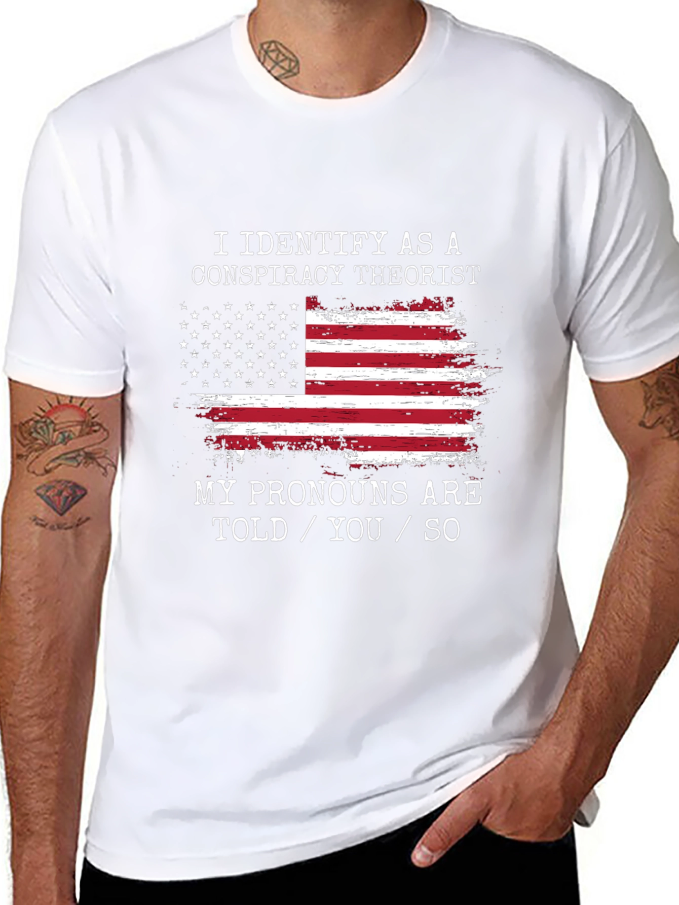 I Identify As A Conspiracy Theorist T-Shirt