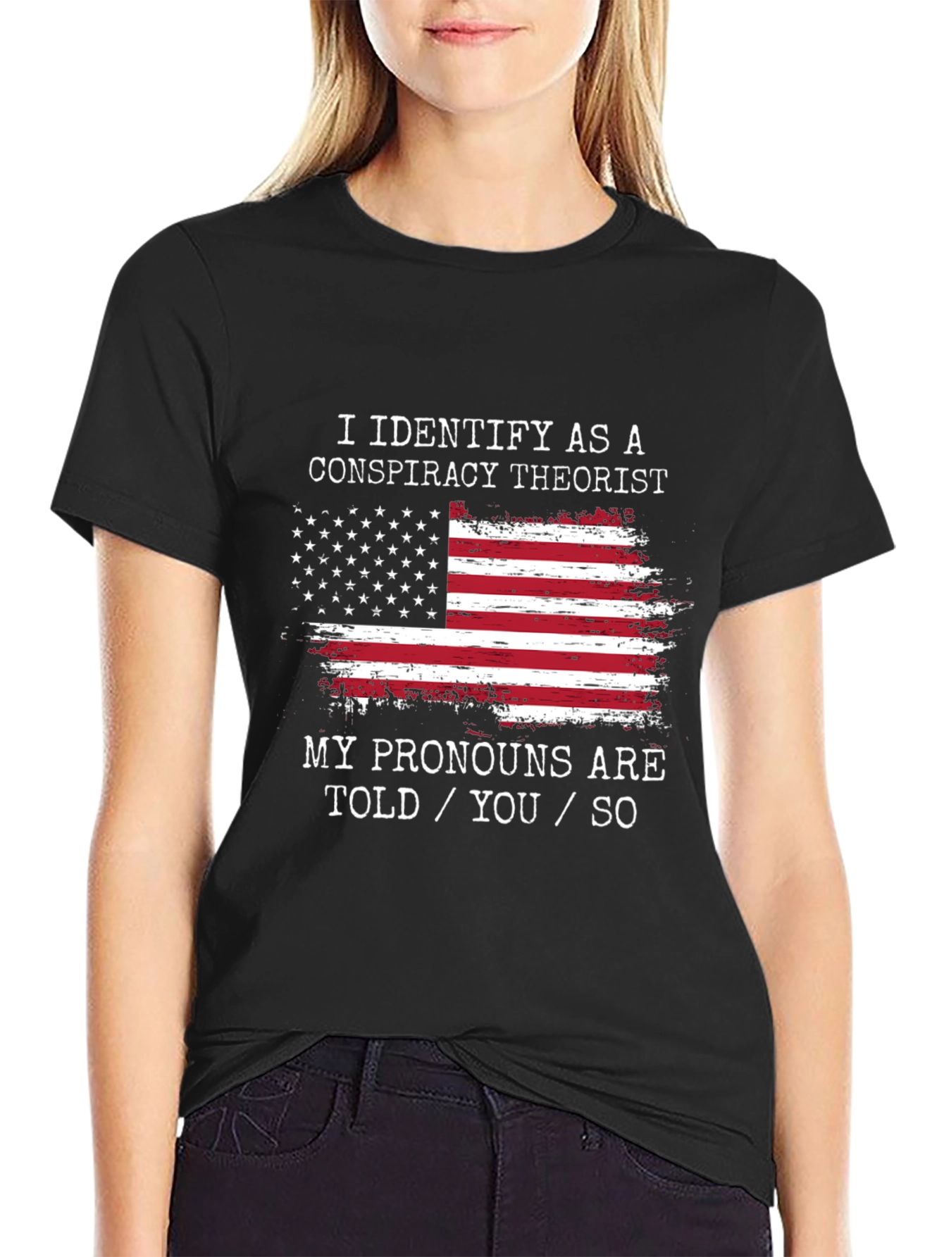 I Identify As A Conspiracy Theorist T-Shirt