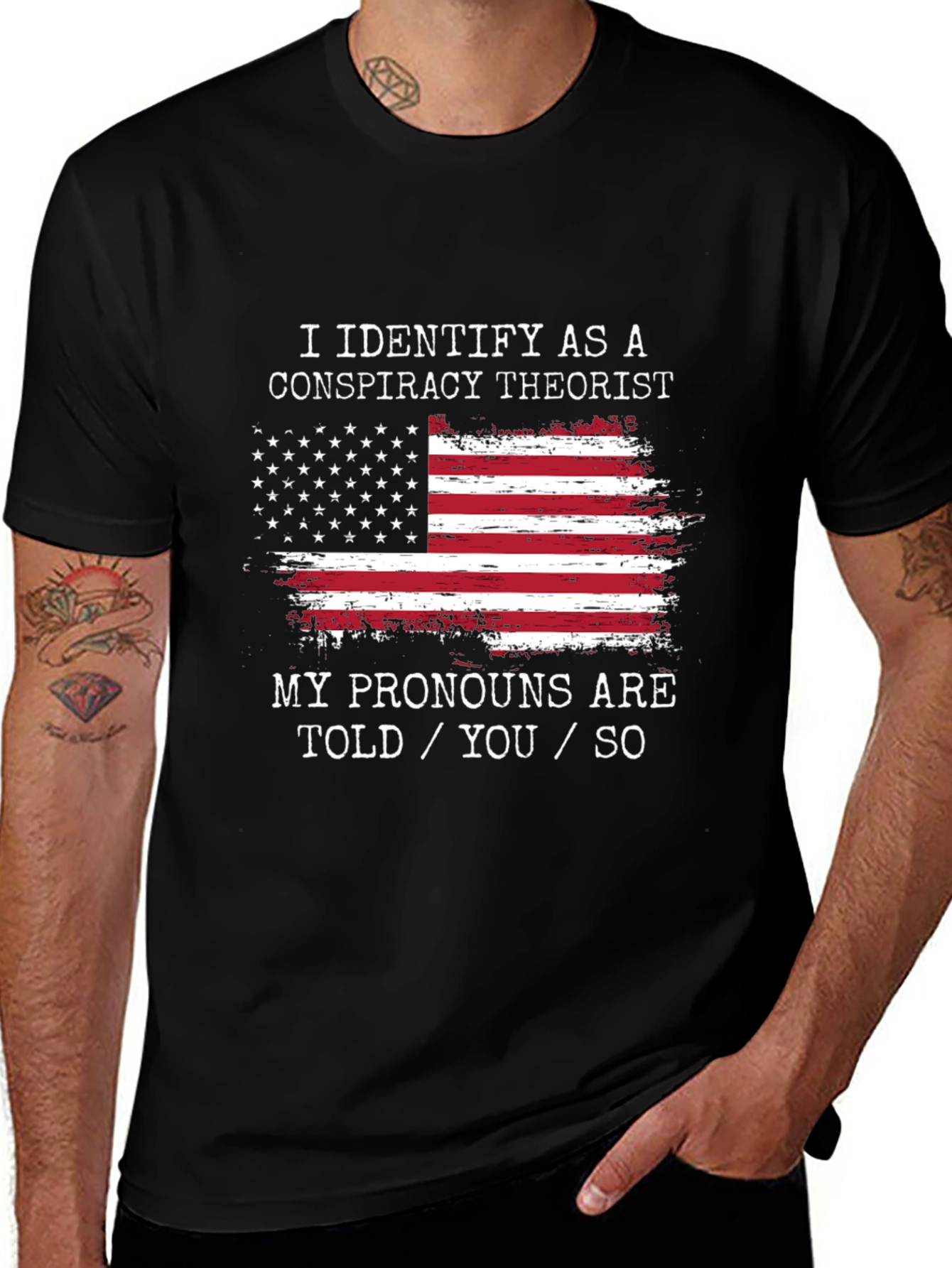 I Identify As A Conspiracy Theorist T-Shirt