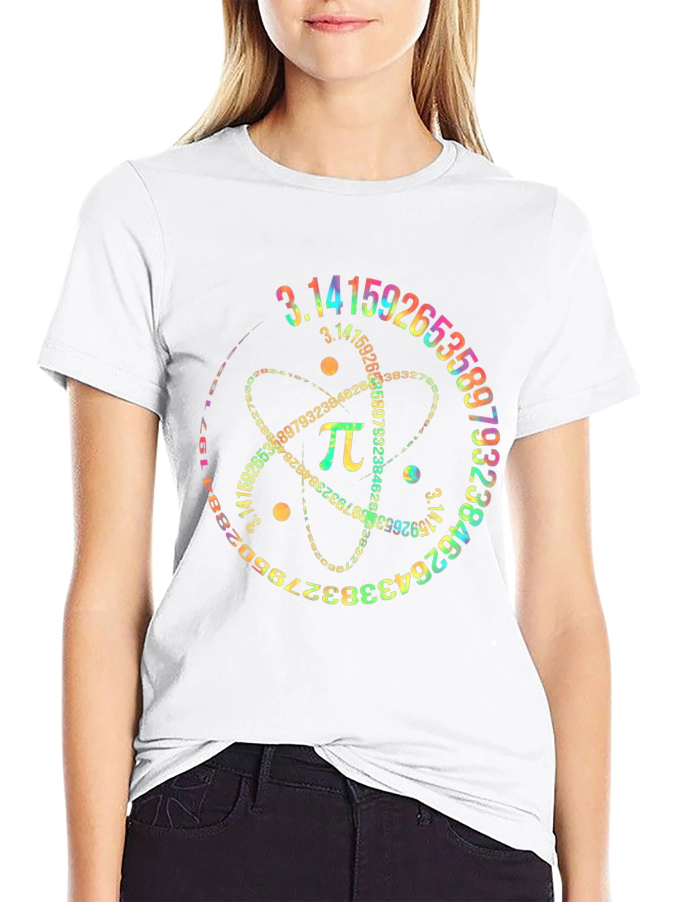 Math Pi Symbol Graphic T-Shirt