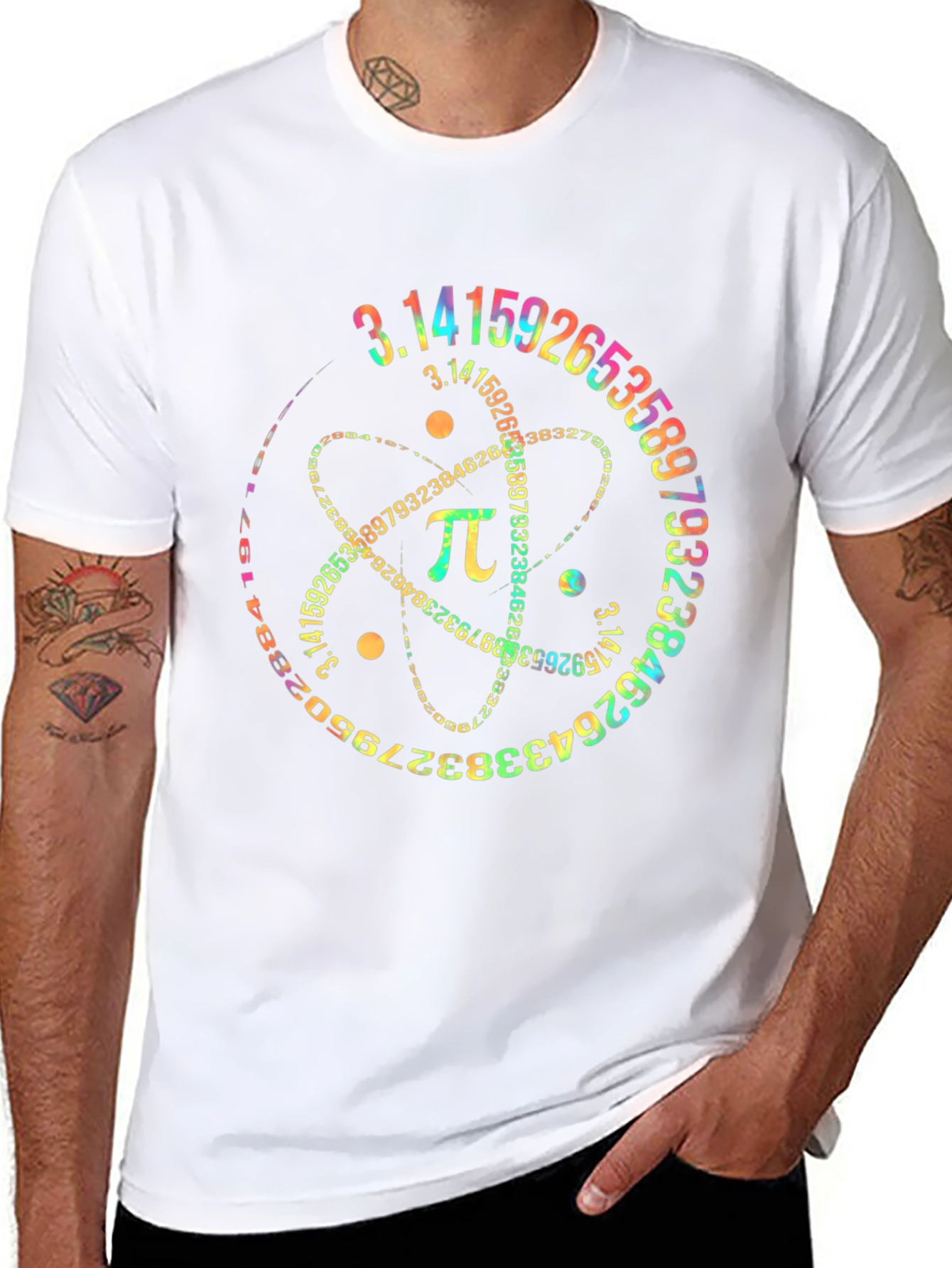 Math Pi Symbol Graphic T-Shirt
