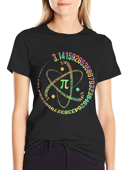 Math Pi Symbol Graphic T-Shirt