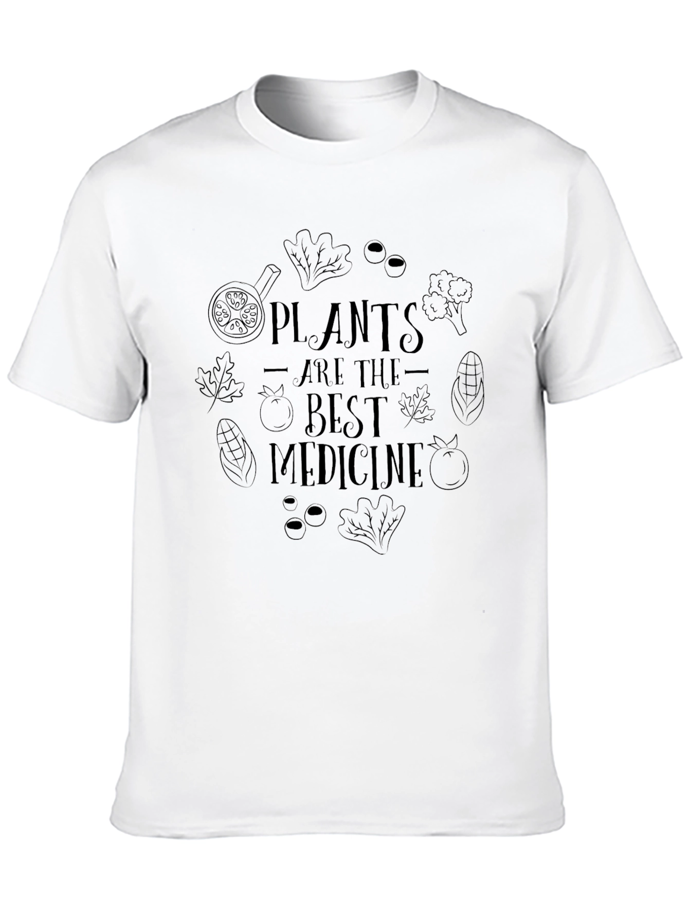 Plants are the Best Medicine T-Shirt Vegan Tee