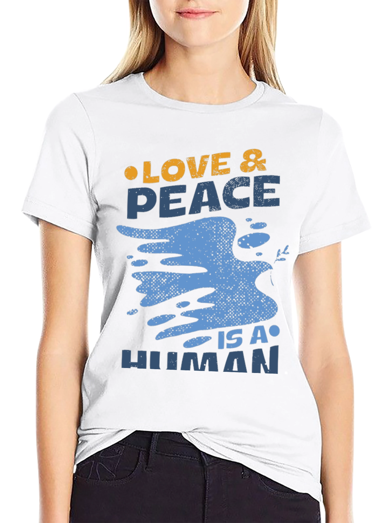Love & Peace Is A Human T-Shirt