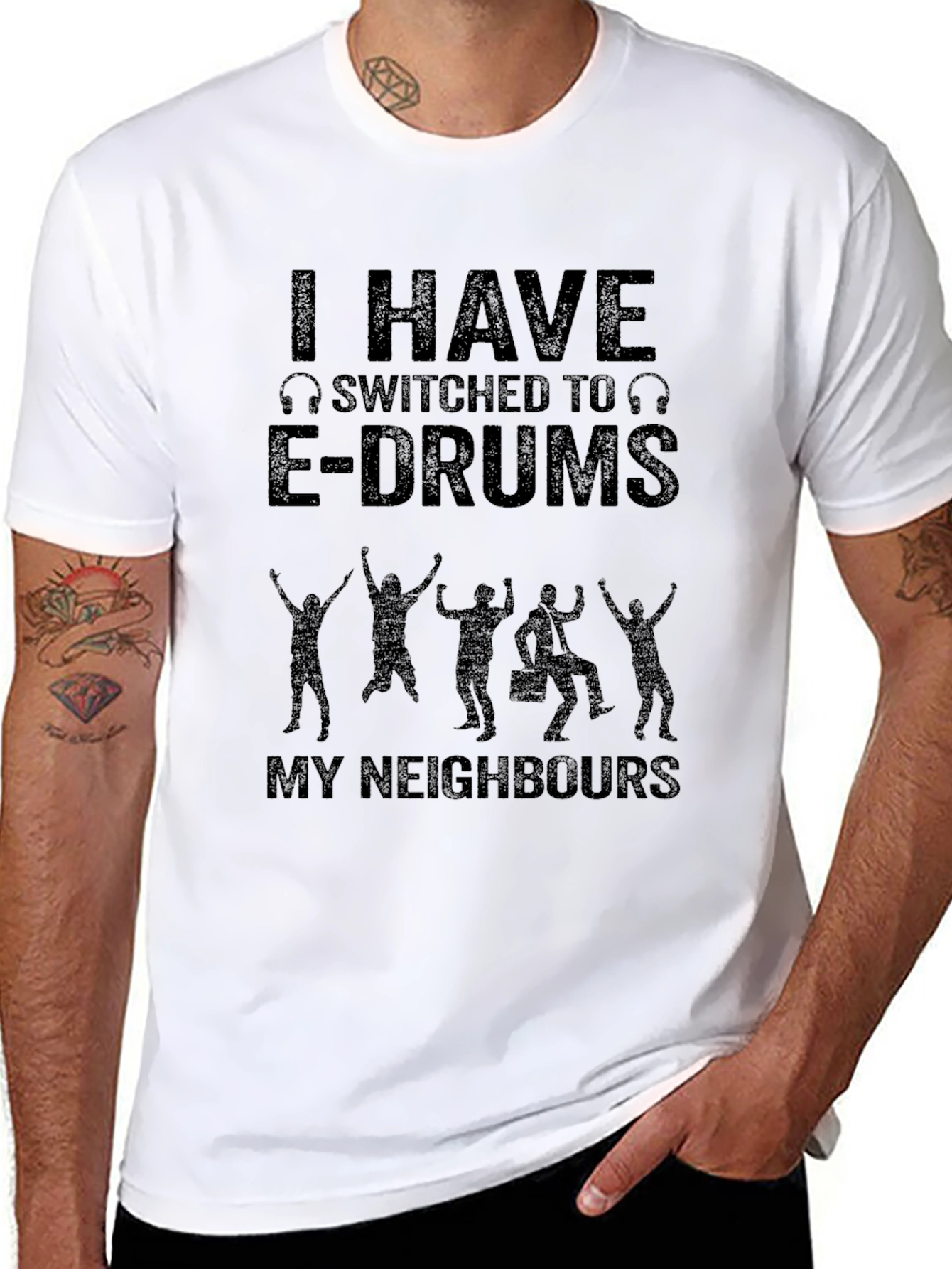 I Have Switched to E-Drums Funny T-Shirt