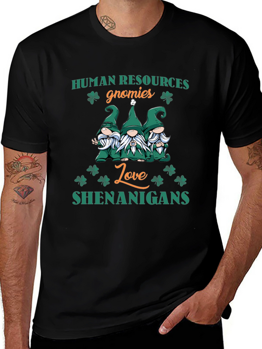HR Gnomies Love Shenanigans St. Patricks Day T-Shirt