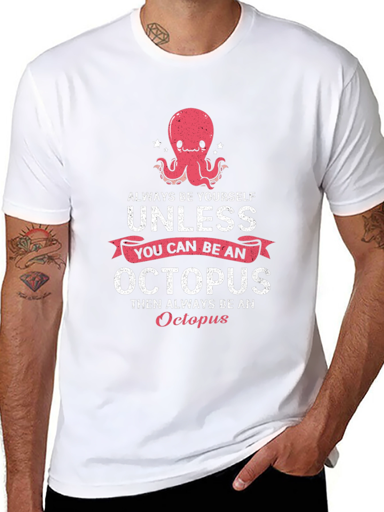 Funny Octopus Graphic T-Shirt
