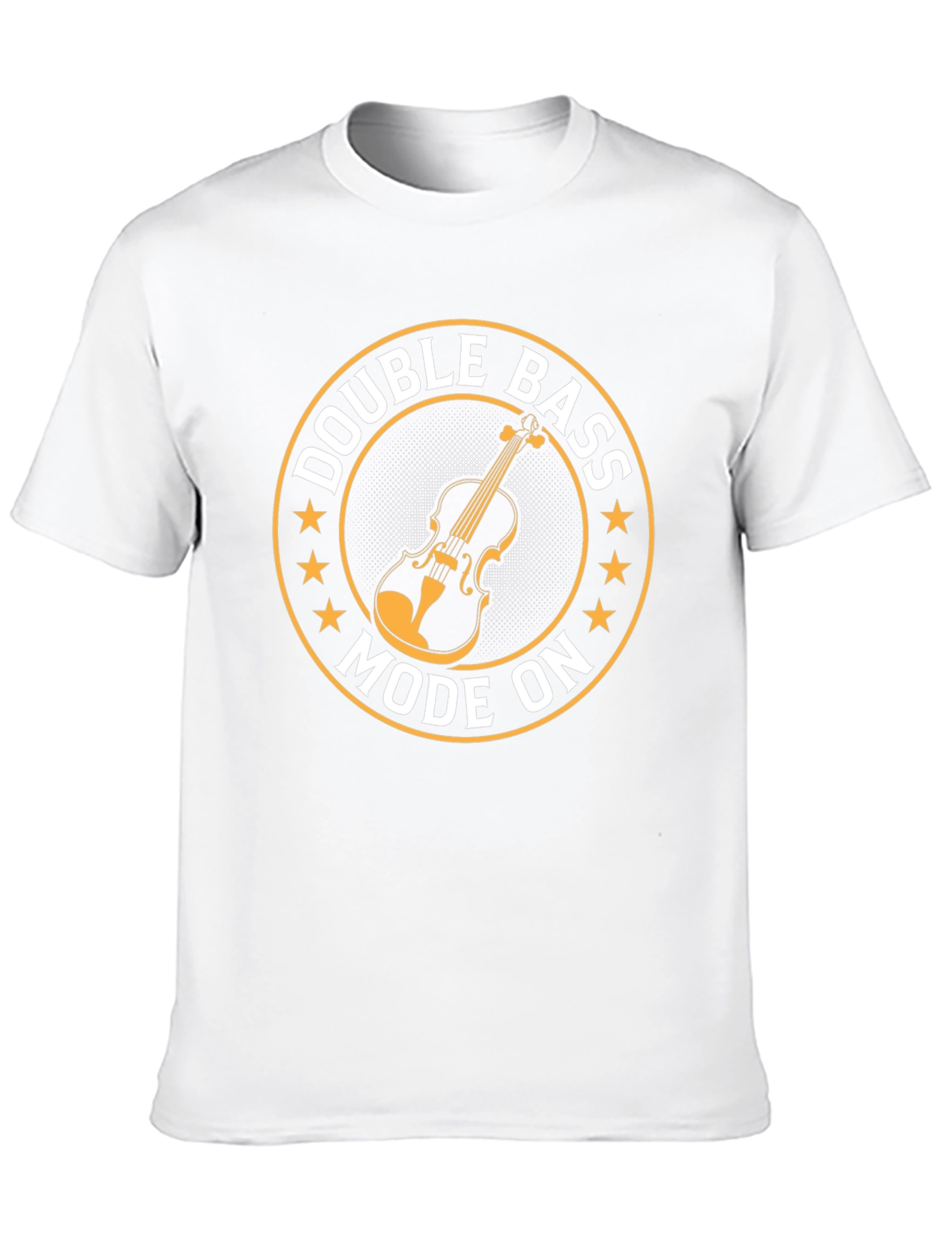 Double Bass Mode On Black T-Shirt