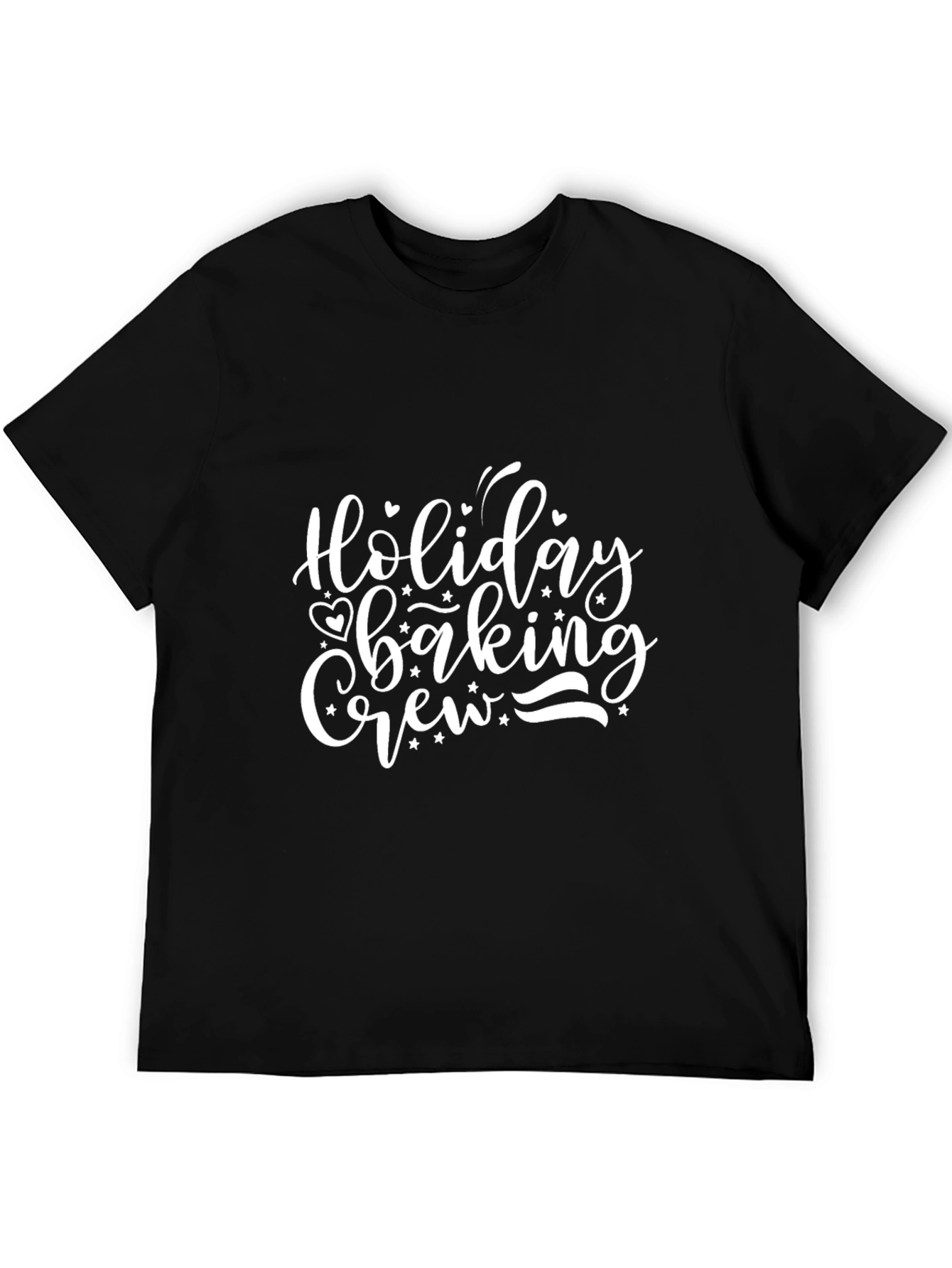 Holiday Baking Crew Black Graphic Tee