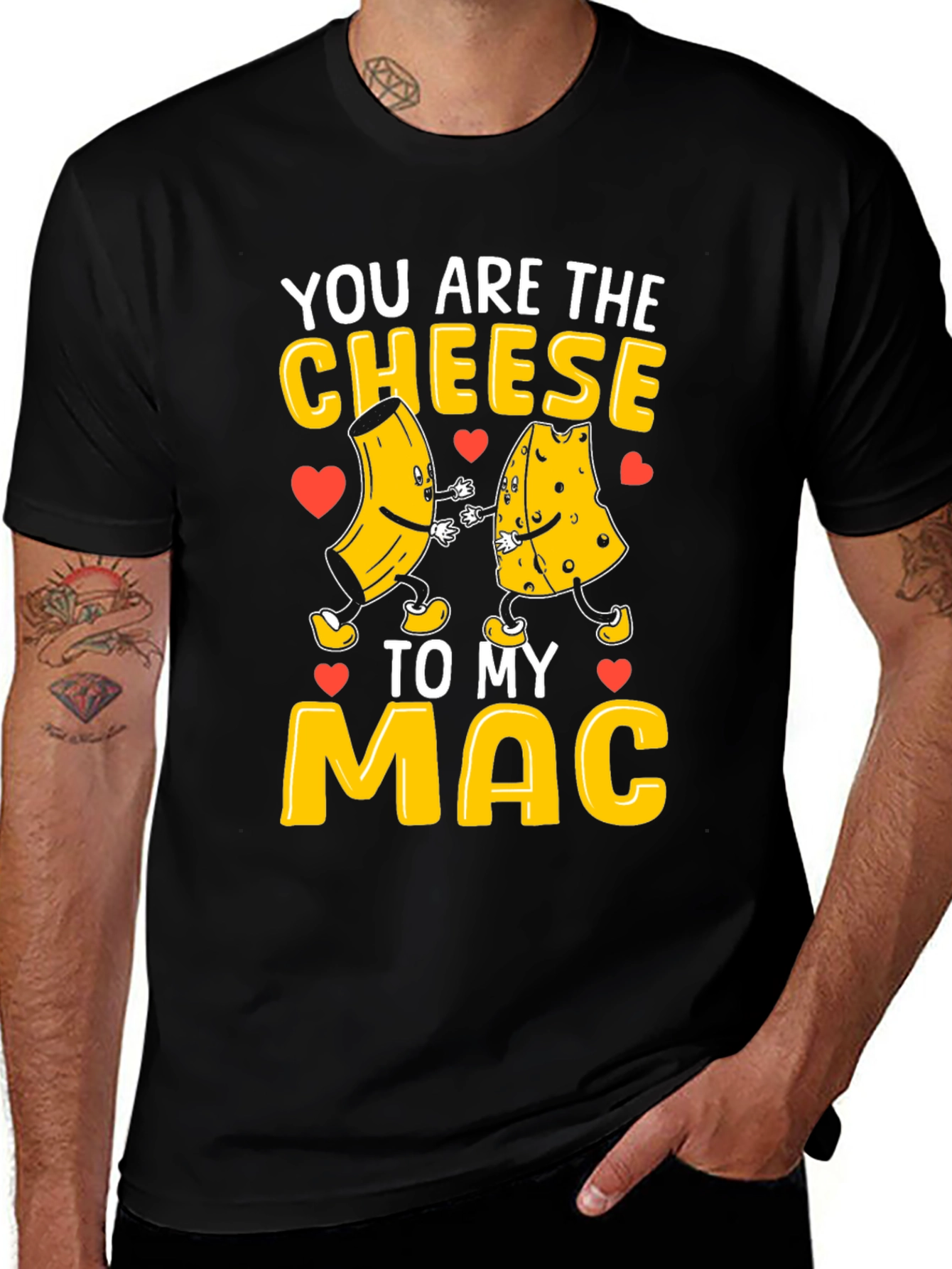 You Are The Cheese To My Mac Graphic Tee