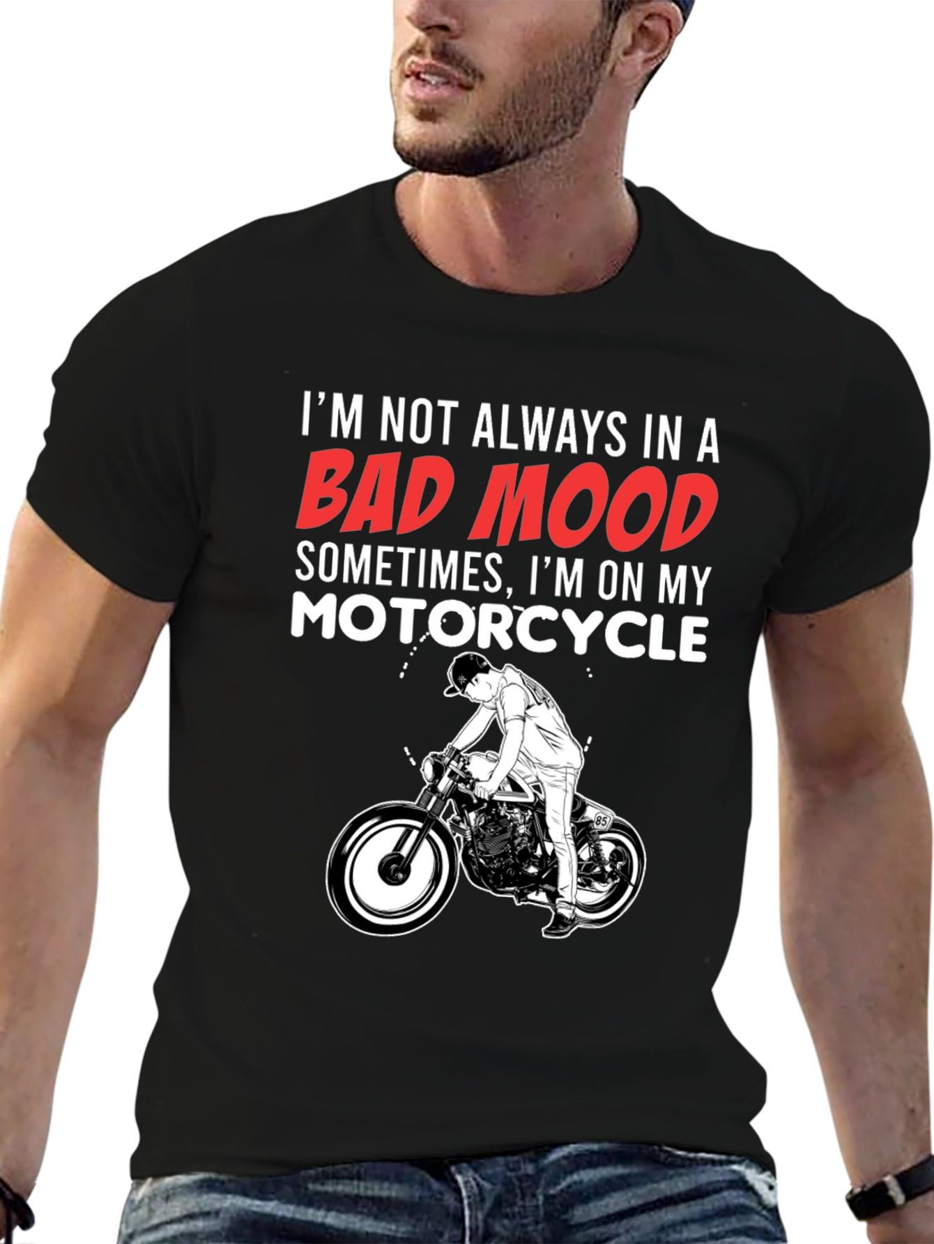 Bad Mood Motorcycle T-Shirt