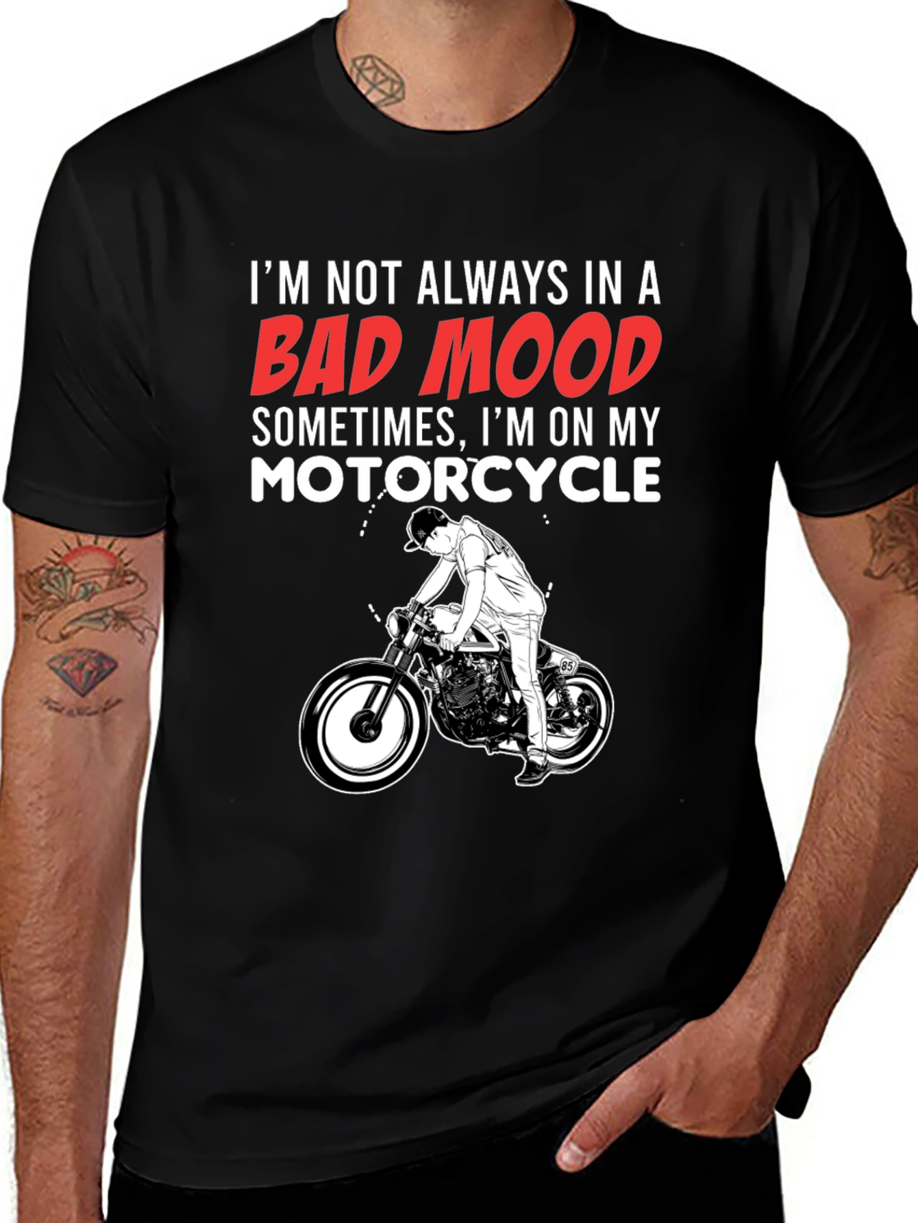 Bad Mood Motorcycle T-Shirt