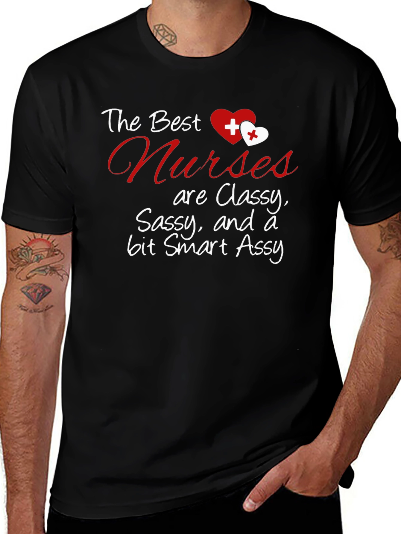 Classy Sassy Nurse T-Shirt - Funny Gift
