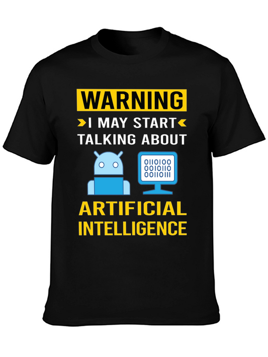 Warning AI Humor T-Shirt